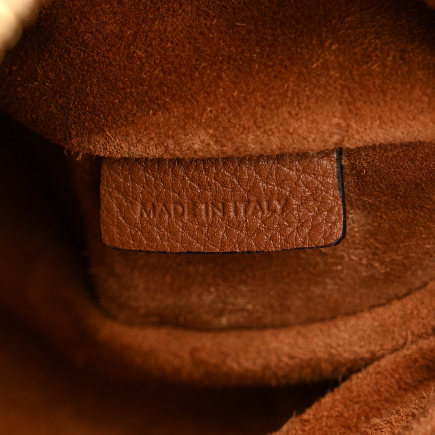 Supple Calfskin Small Triomphe Heloise Shoulder Bag Tan