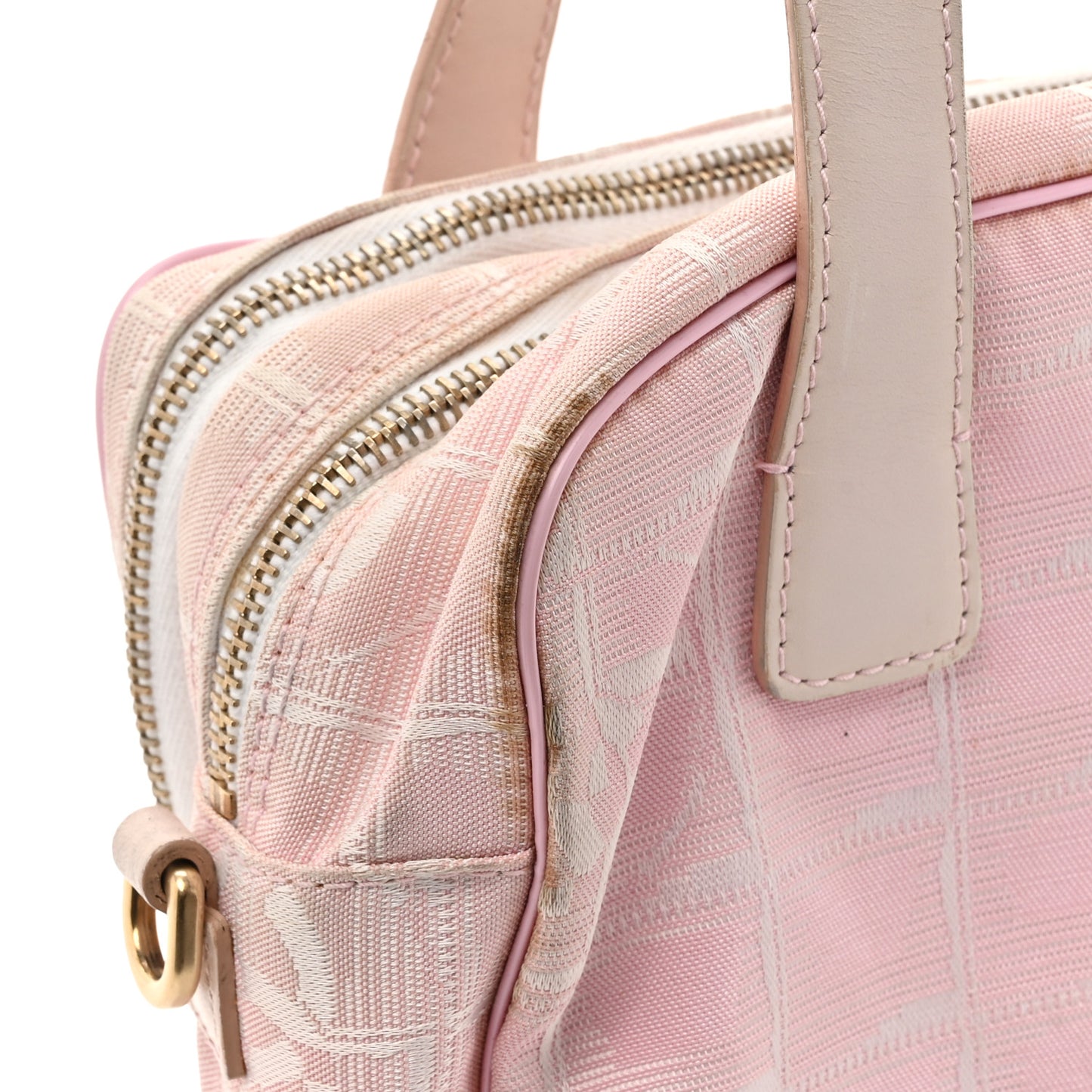 Nylon Small Travel Tote Pink