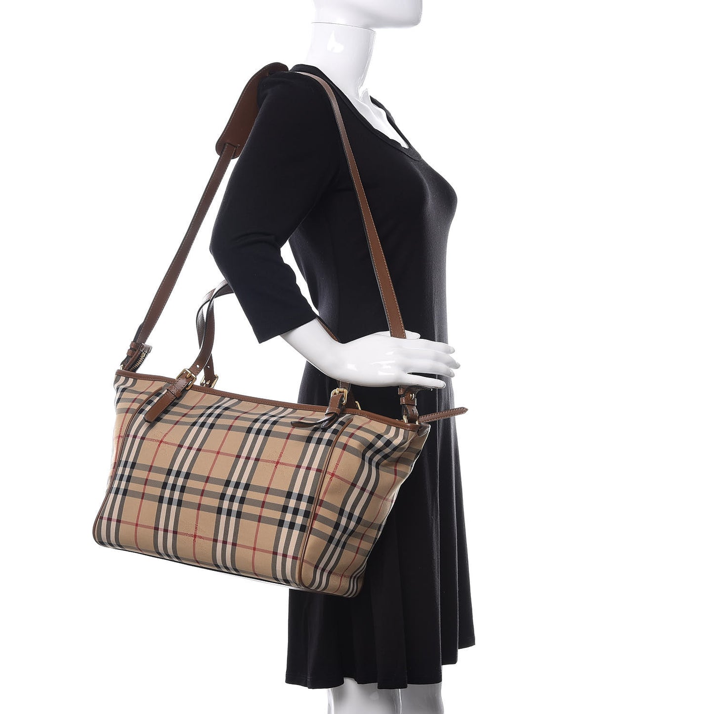 Horseferry Check Diaper Bag Tote Tan