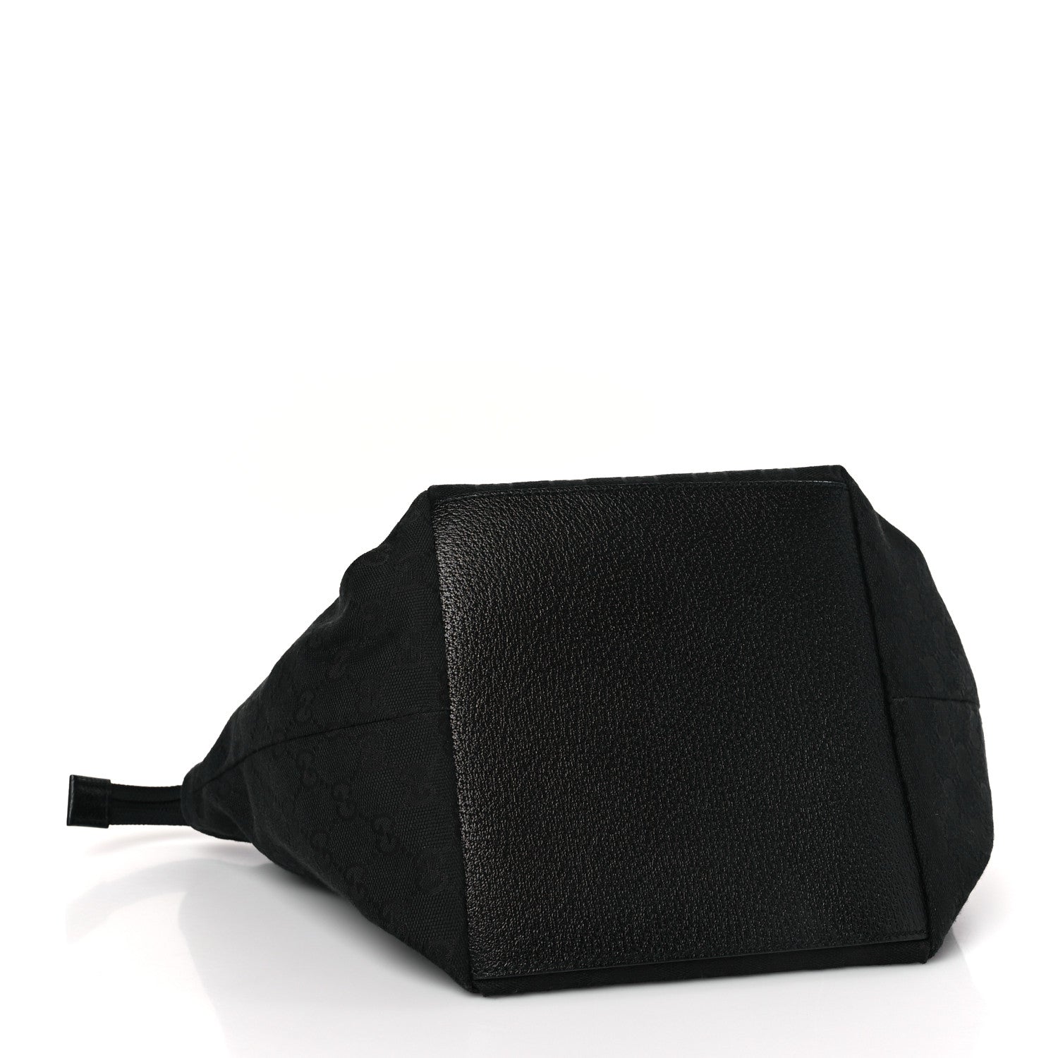 Gucci GG Monogram Small Web Handle Bucket Tote Black 4 of 9
