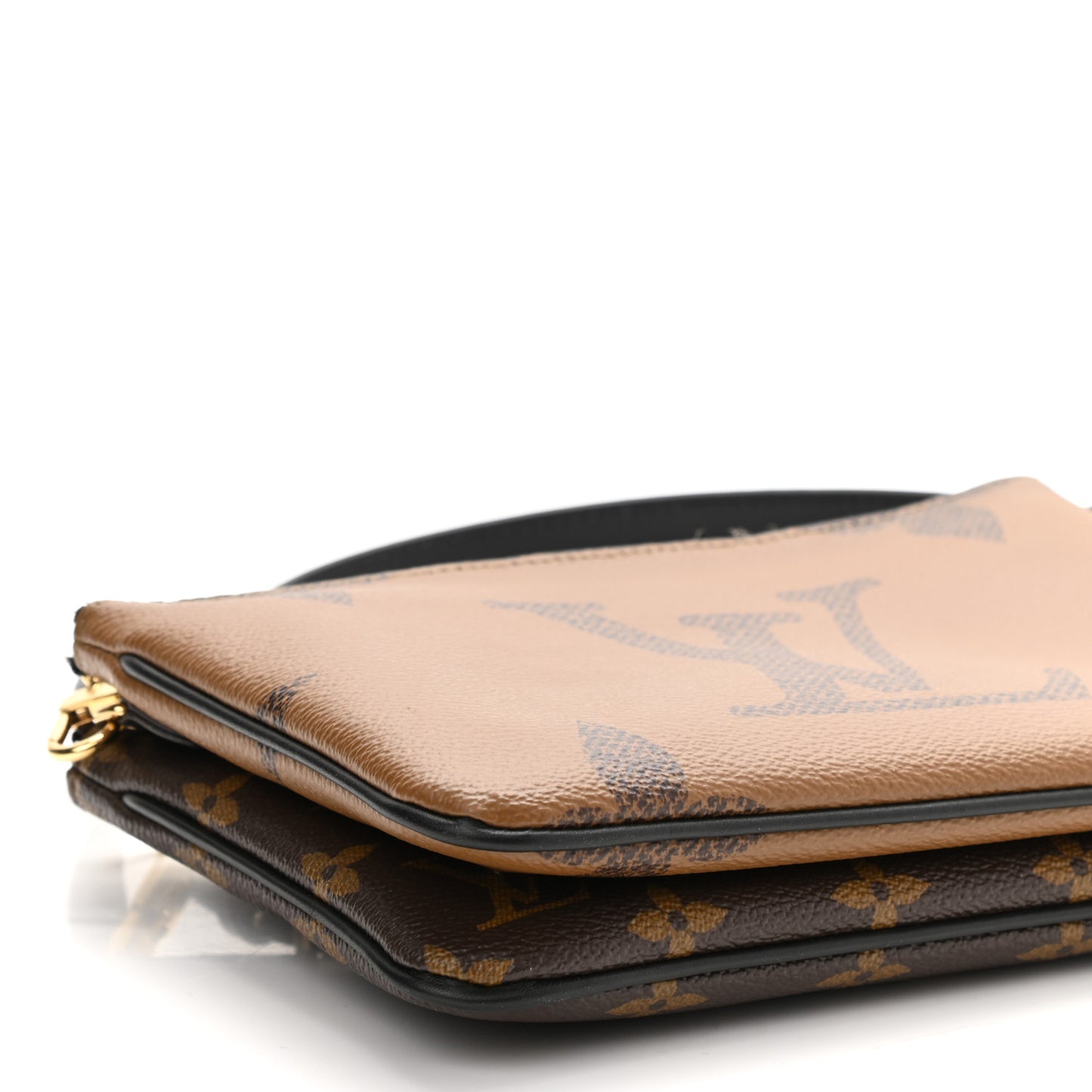 Reverse Monogram Giant Double Zip Pochette