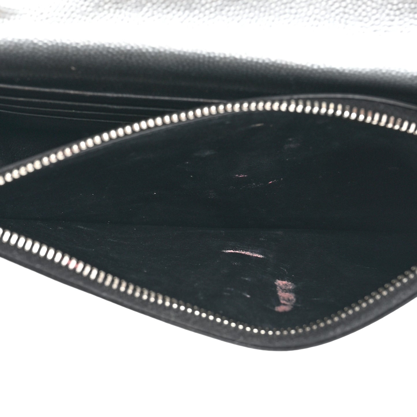 Grain De Poudre Clasic Kate Monogram Tassel Chain Wallet Argento