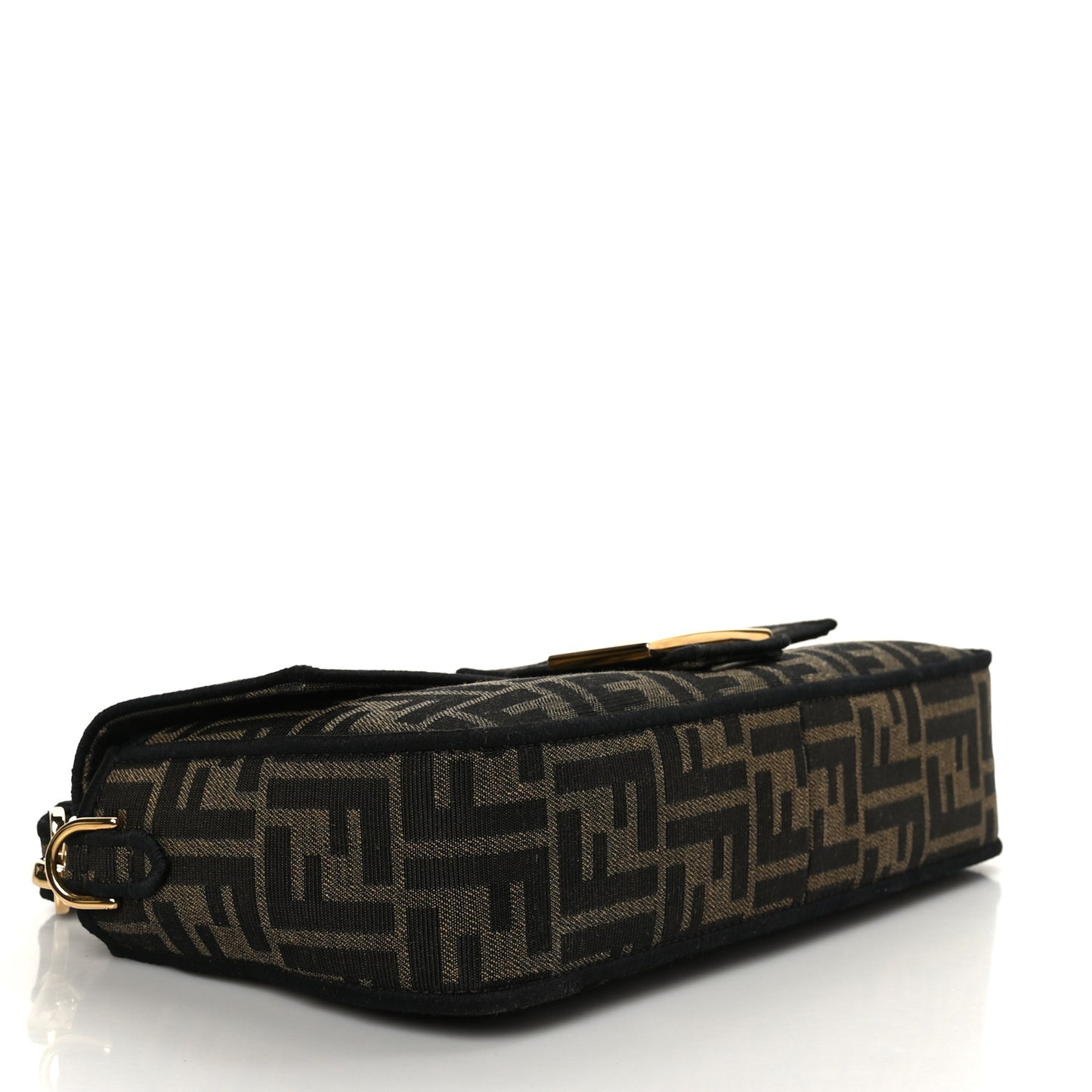 Fabric Jacquard FF 1974 Medium Baguette Tobacco Moro Black