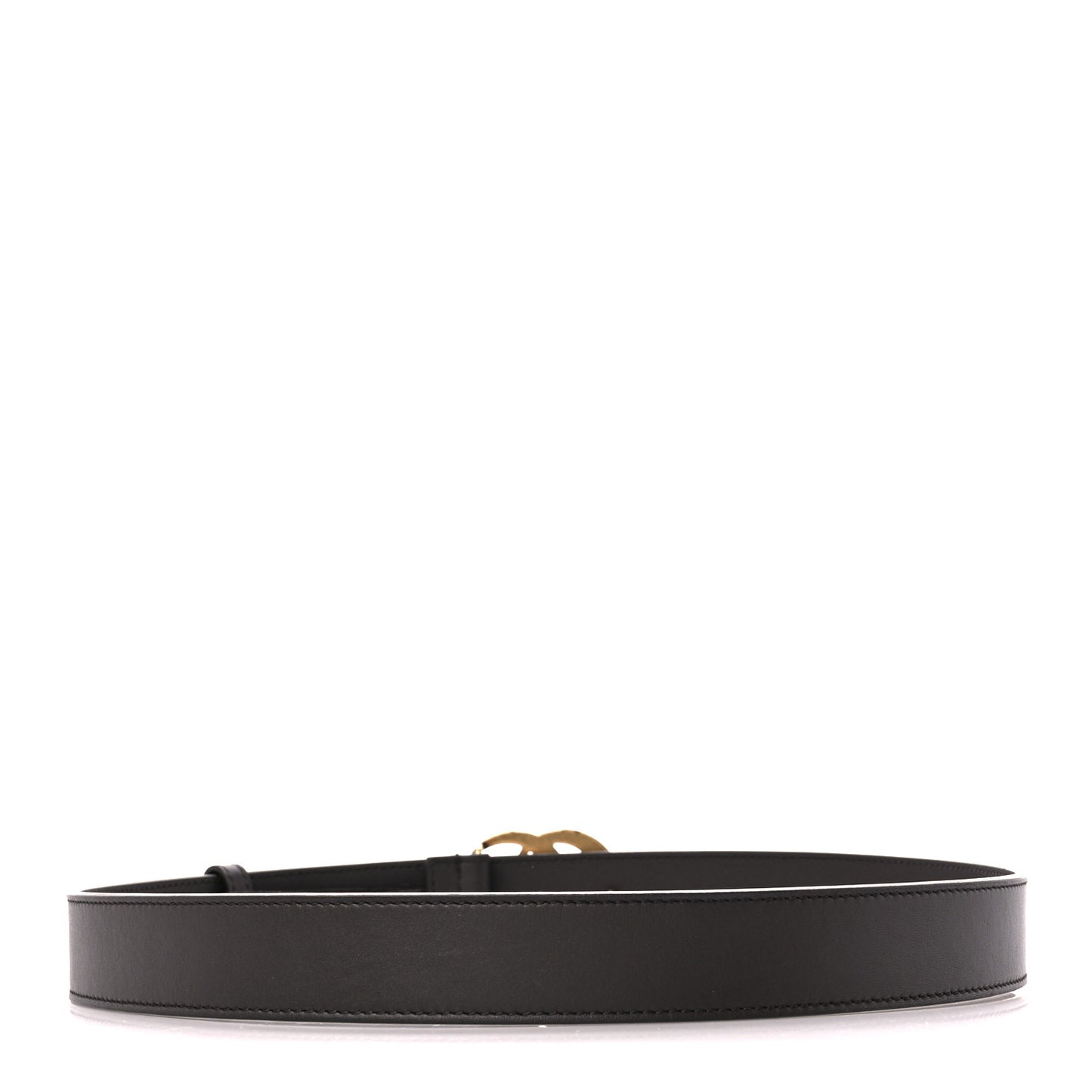 Moon Calfskin Double G 30mm Belt 80 32 Dark Cocoa