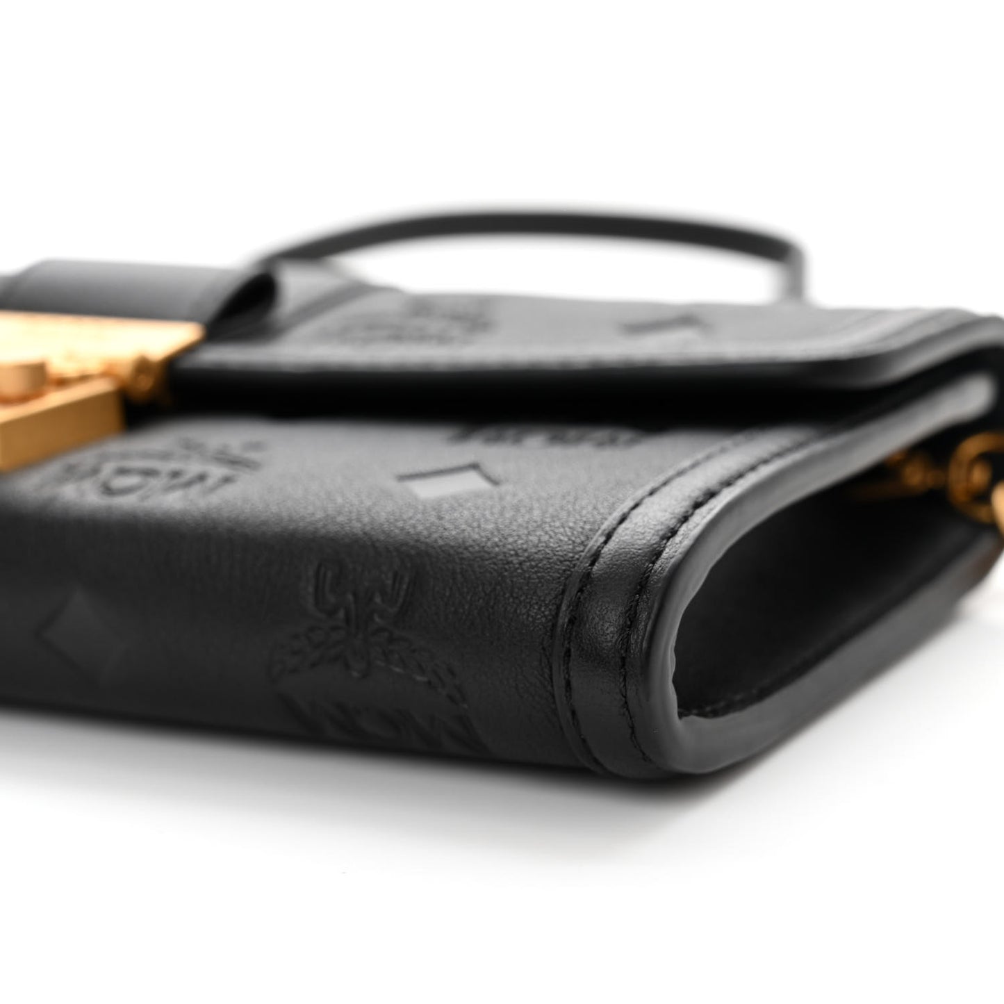 Calfskin Ottomar Monogram Mini Tracy Crossbody Black