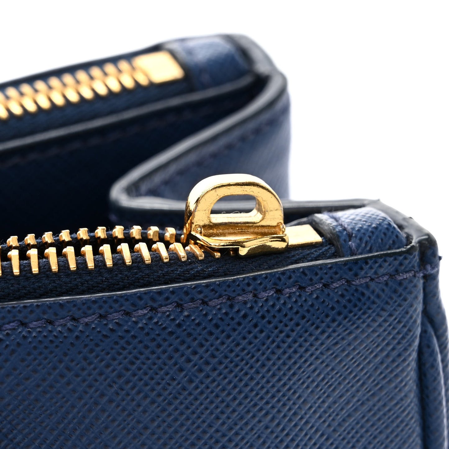 Saffiano Small Galleria Double Zip Tote Bluette