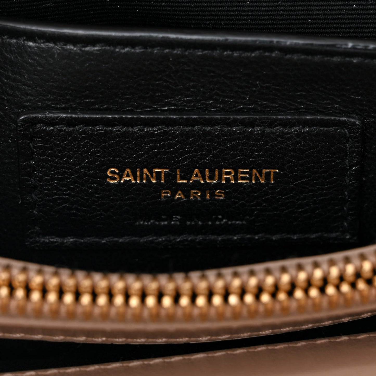 Calfskin Y Quilted Monogram Small Loulou Chain Satchel Dark Beige