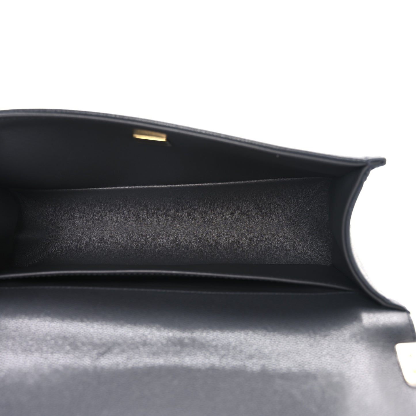 Caviar Quilted Medium Boy Flap Dark Grey