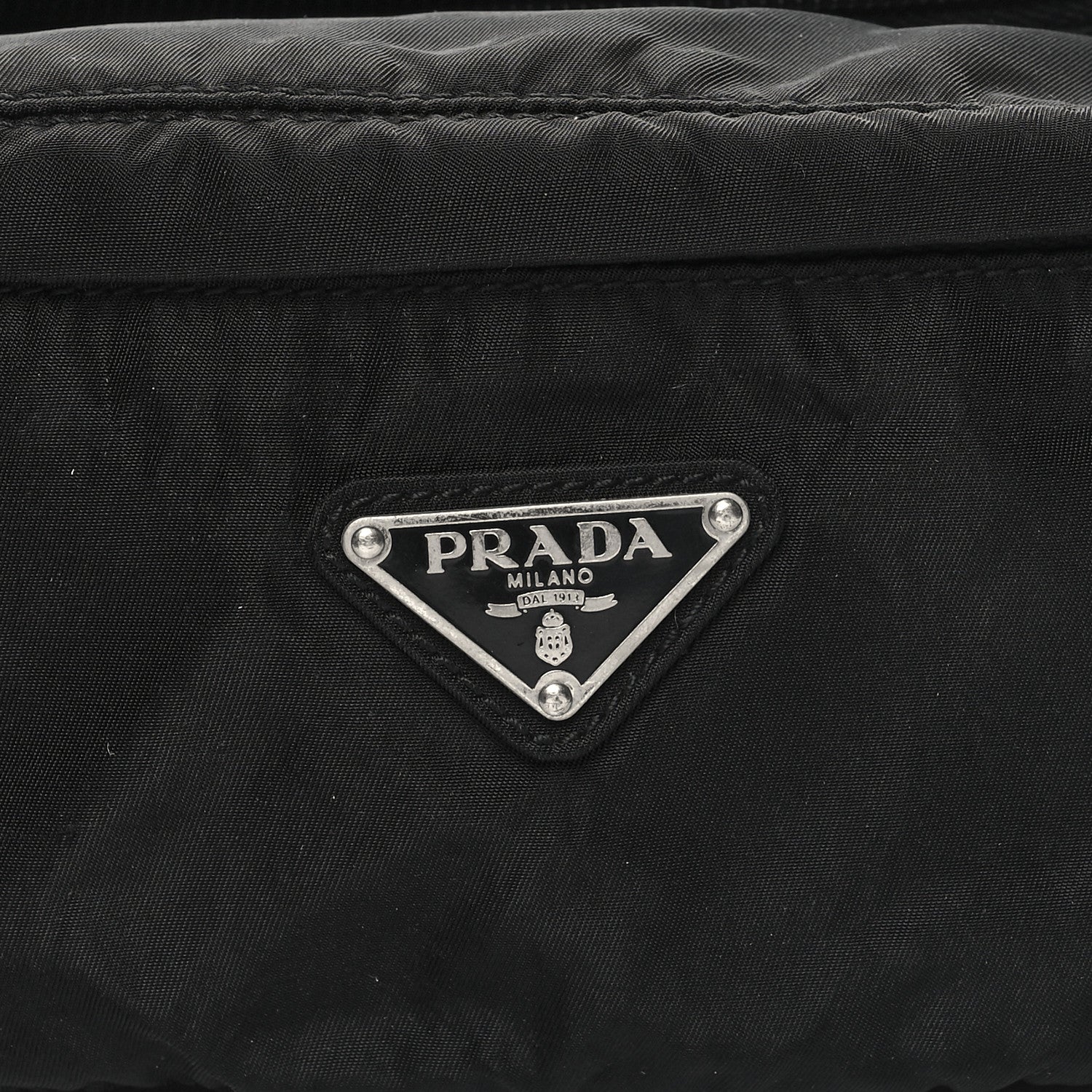 Prada Tessuto Nylon Montagna Belt Bag Black 7 of 9