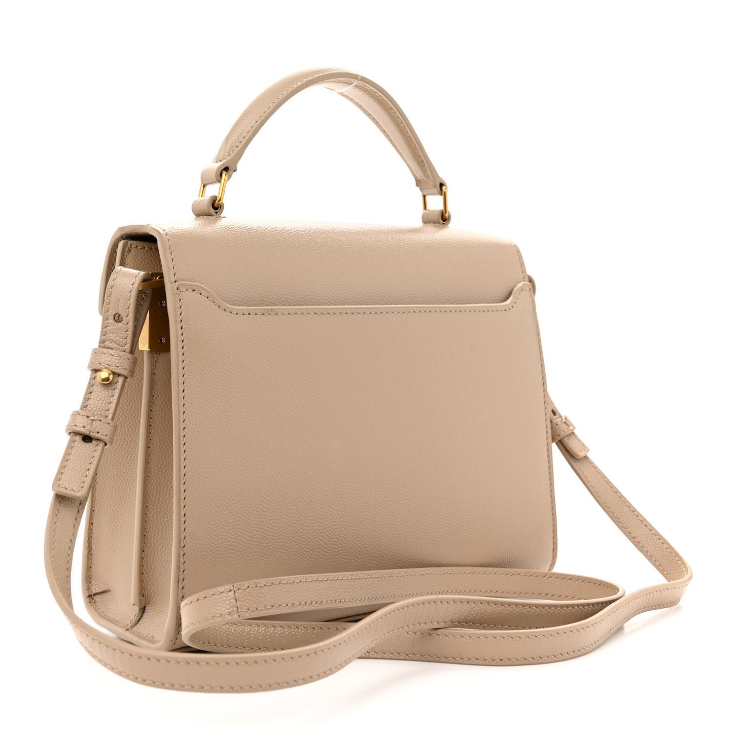 Grain de Poudre Mini Classic Monogram Cassandra Top Handle Beige