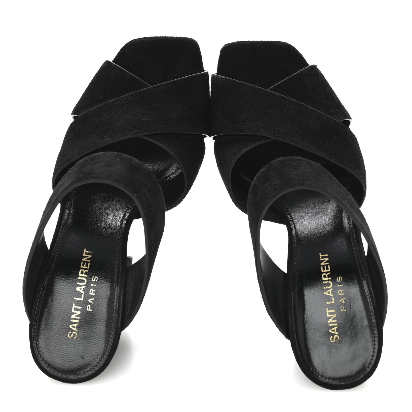 Suede Oak 100 Mule Sandals 37 Black