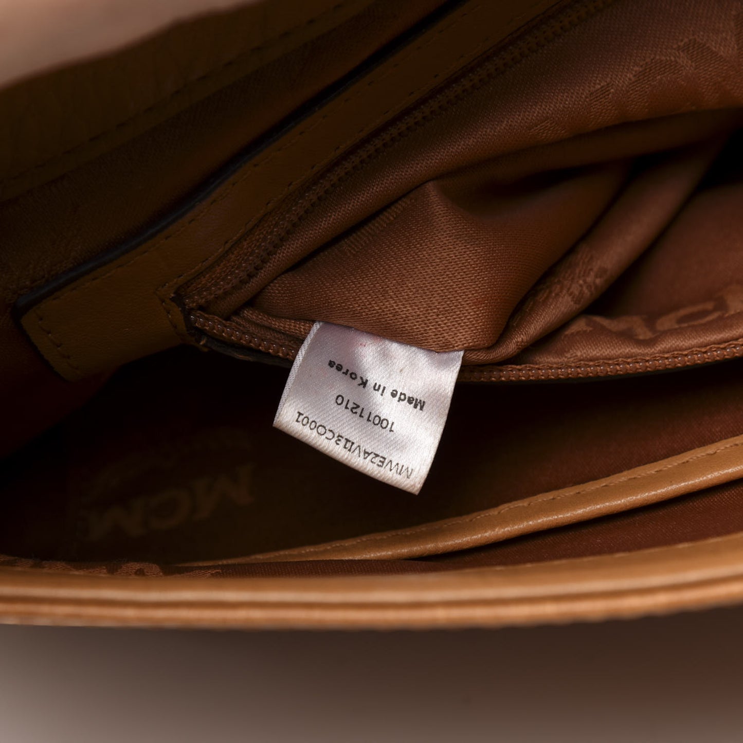 Visetos Top Handle Satchel Cognac