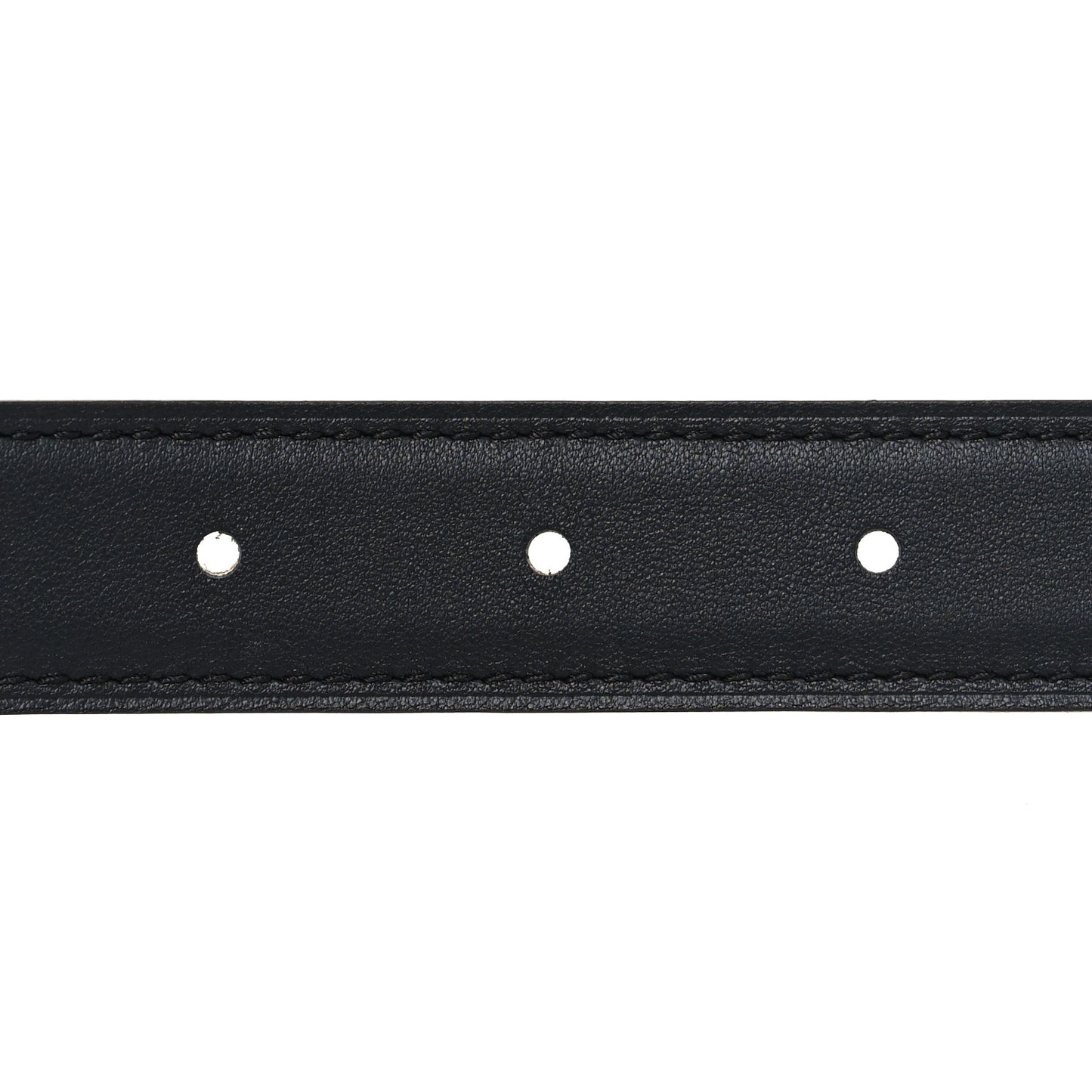 Swift Epsom 24mm Collier De Chien Belt 85 Black Gold