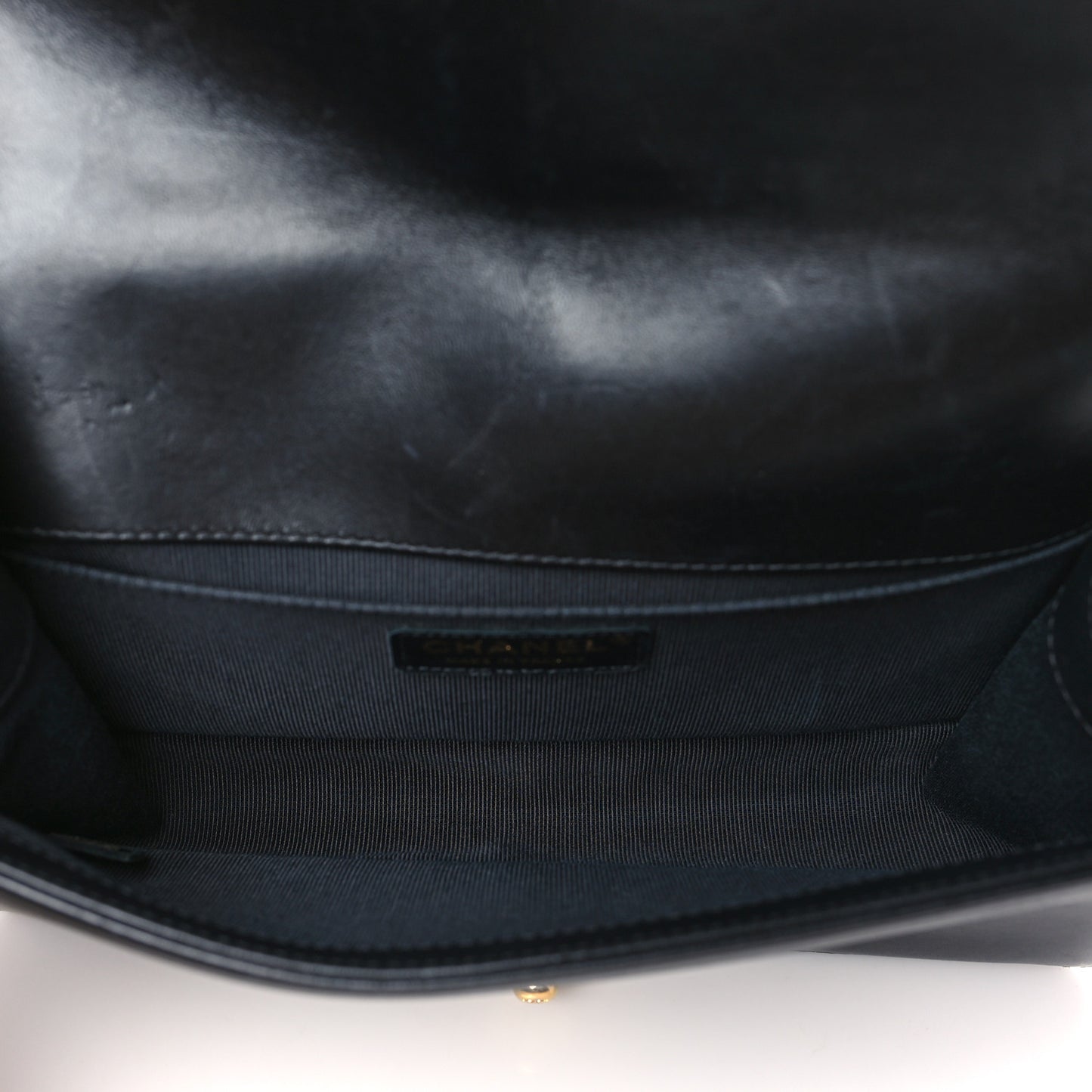 Lambskin Tweed Braided Medium Boy Flap Black