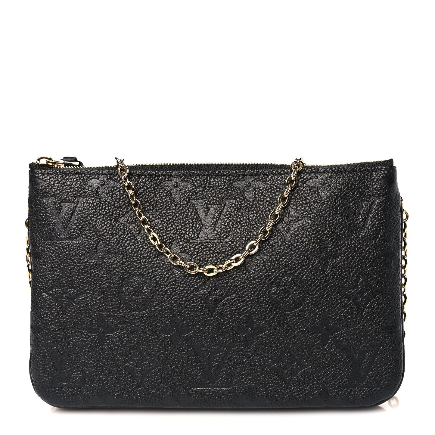 Empreinte Double Zip Pochette Black