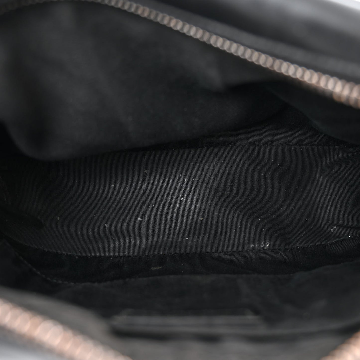Calfskin Matelasse Monogram Monochrome Lou Camera Bag Black