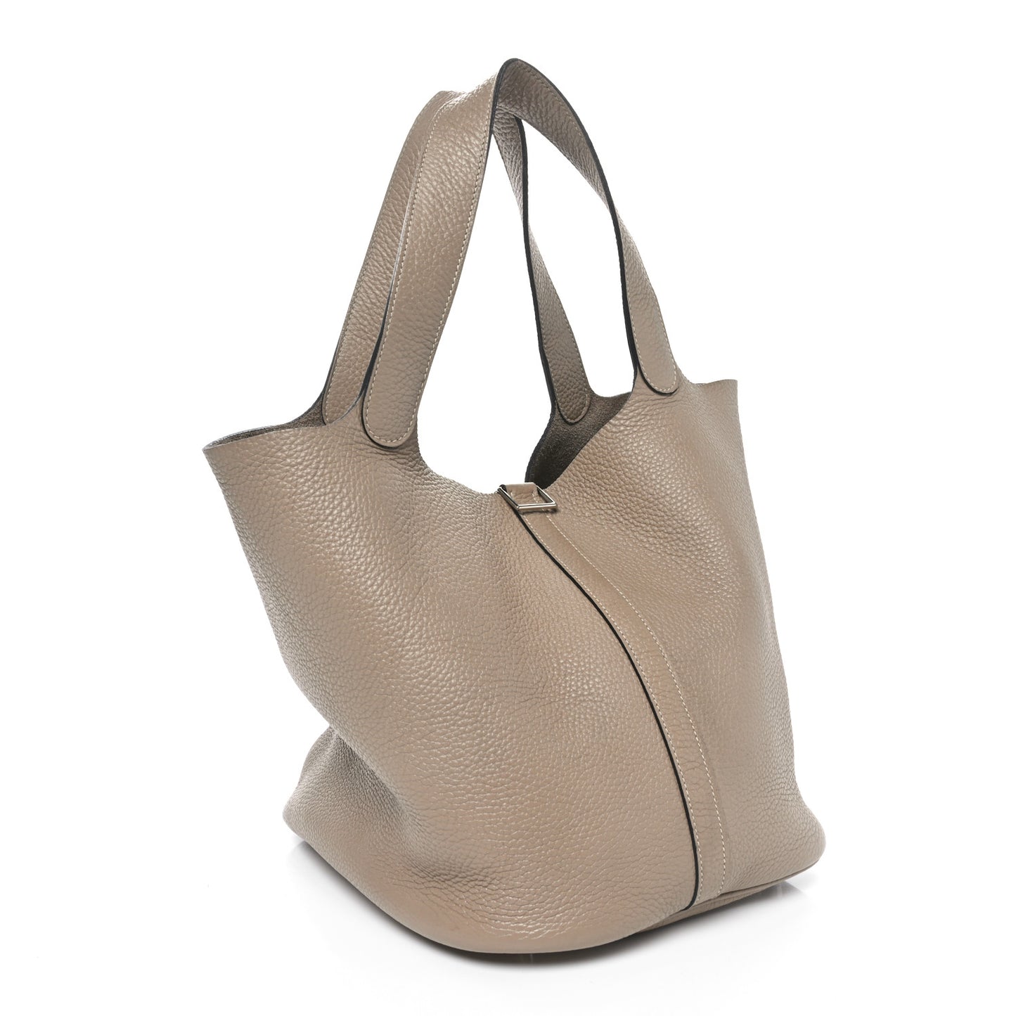 Taurillon Clemence Picotin Lock 26 GM Gris Tourterelle