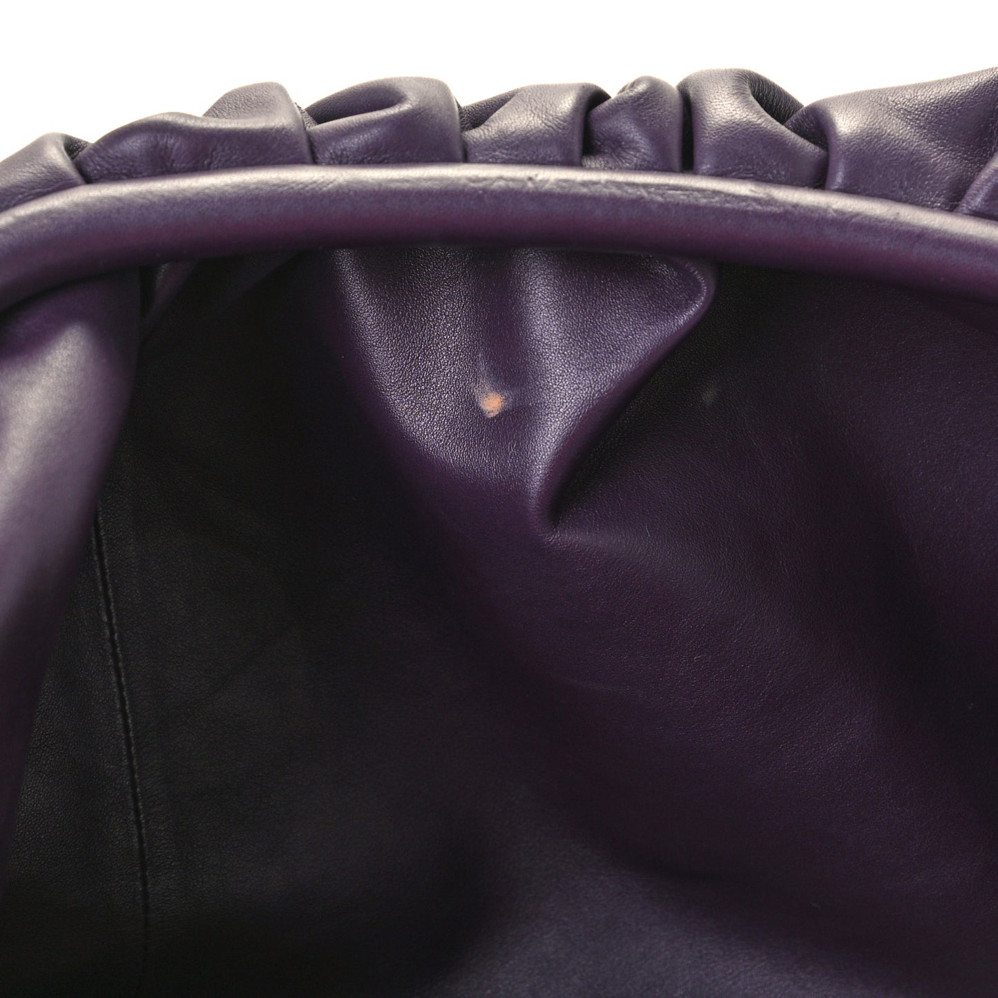 Smooth Butter Calf The Pouch Oversized Clutch Raisin