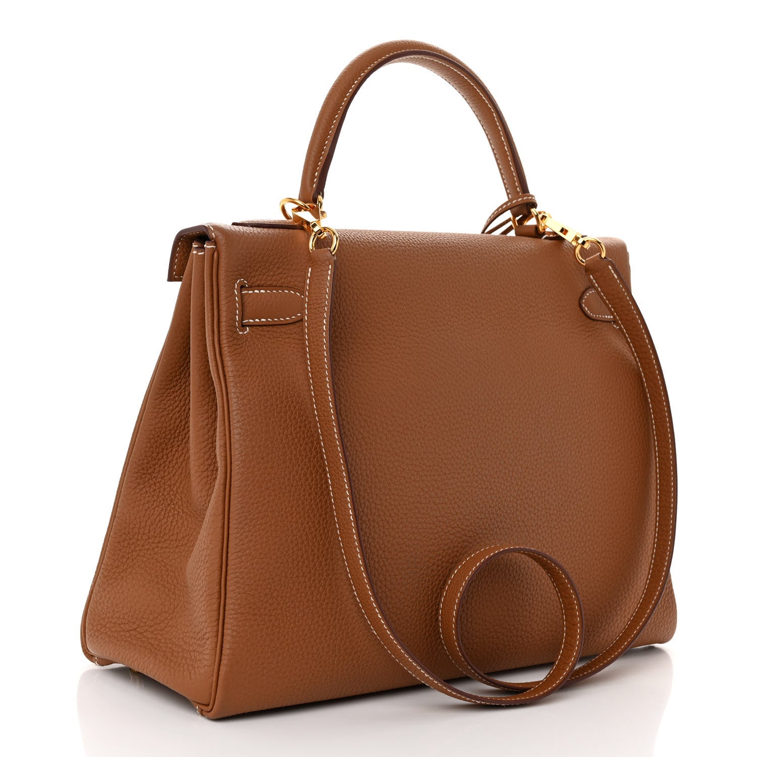 Hermes Togo Kelly Retourne 32 Gold 3 of 11