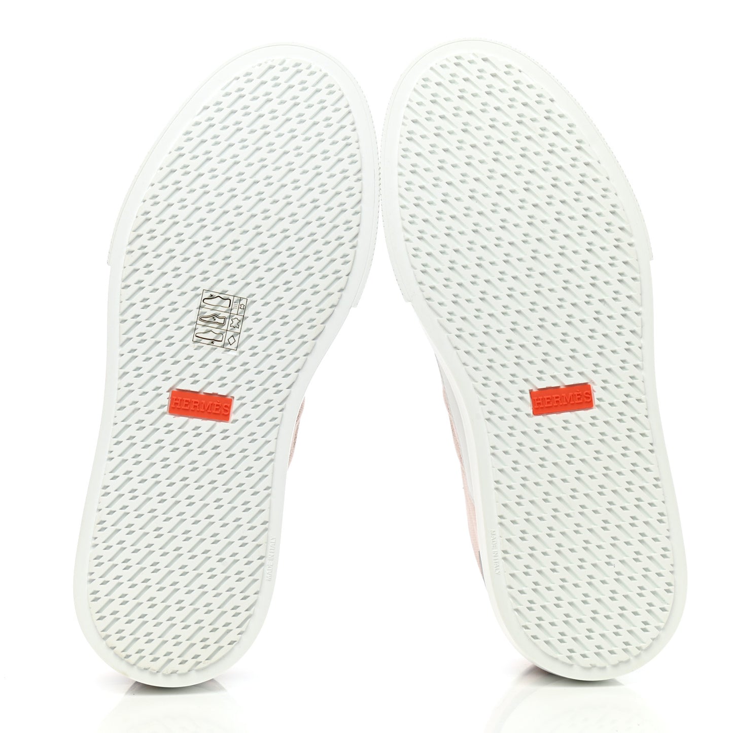 Canvas Calfskin Deep Sneakers 37 Framboise White
