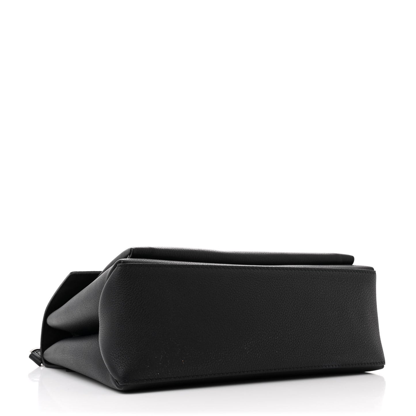 Soft Calfskin My Lockme Top Handle Black