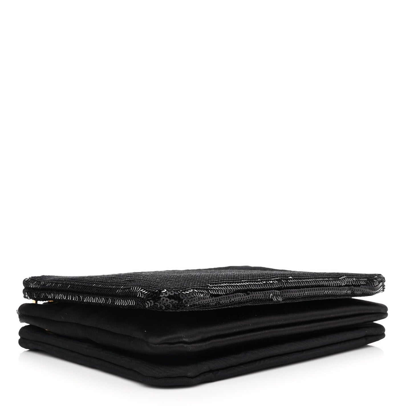 Sequin Small Trio Crossbody Bag Black