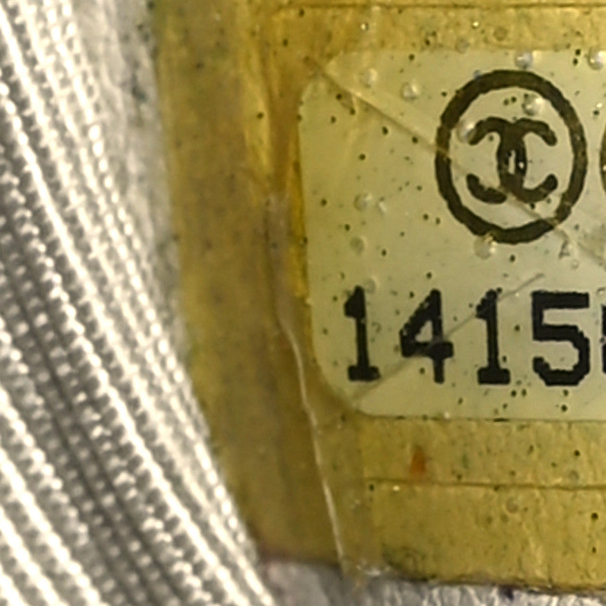 Lambskin Jumbo Canebiers Net Flap Black