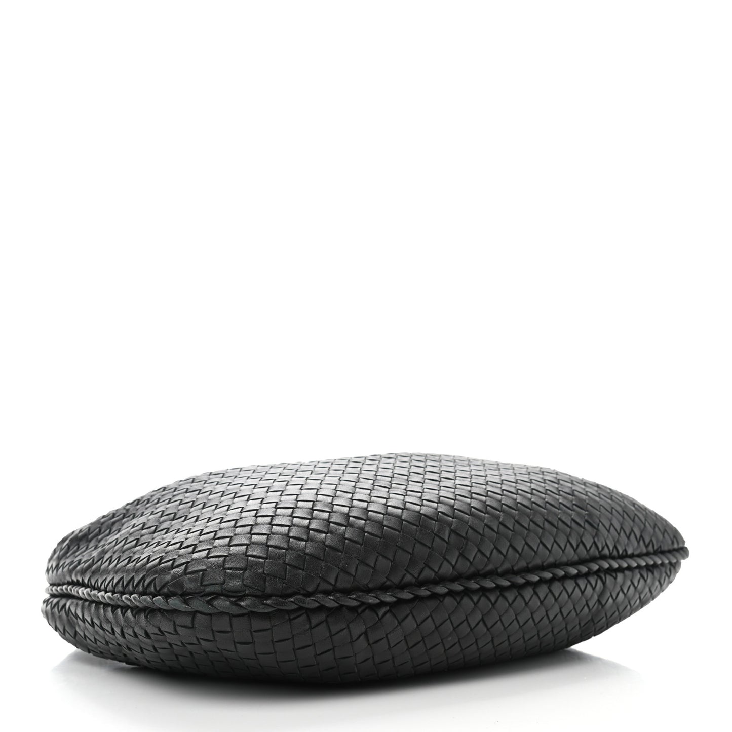 Nappa Intrecciato Large Veneta Hobo Black