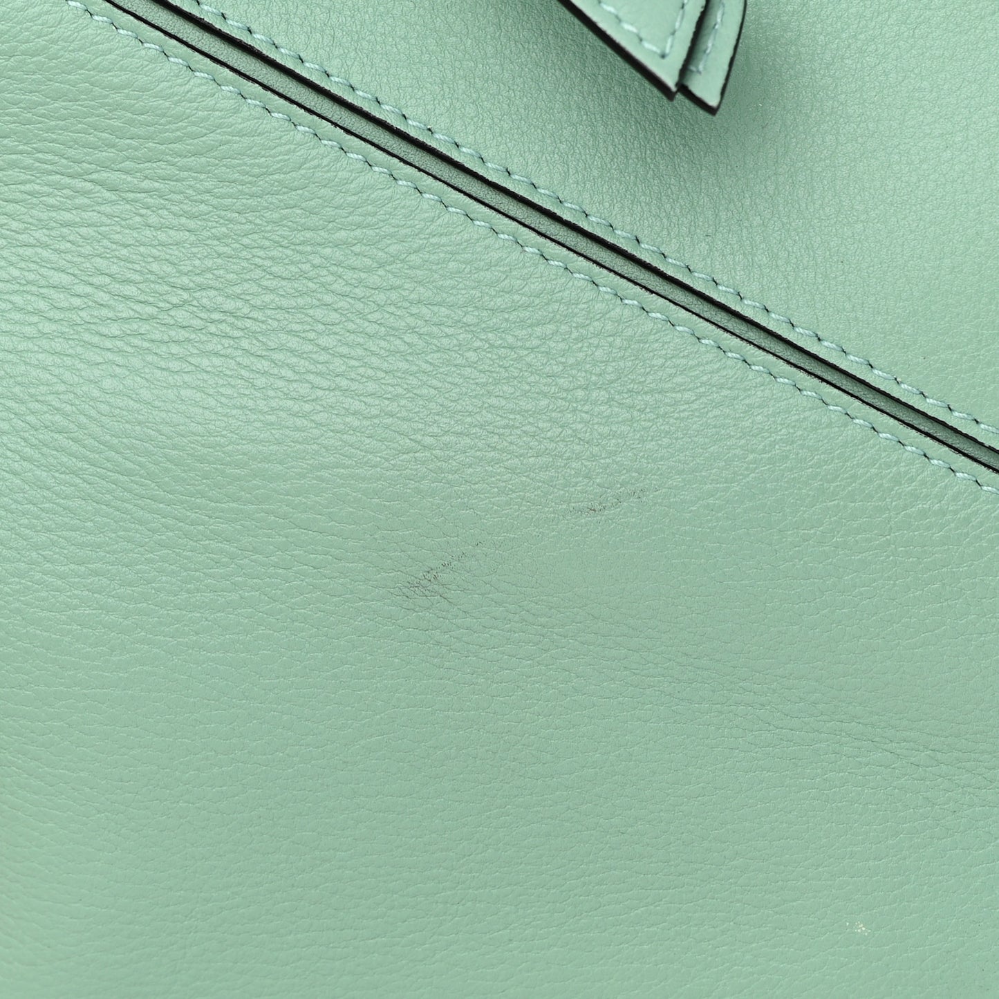 Calfskin Medium Puzzle Bag Sea Water Green