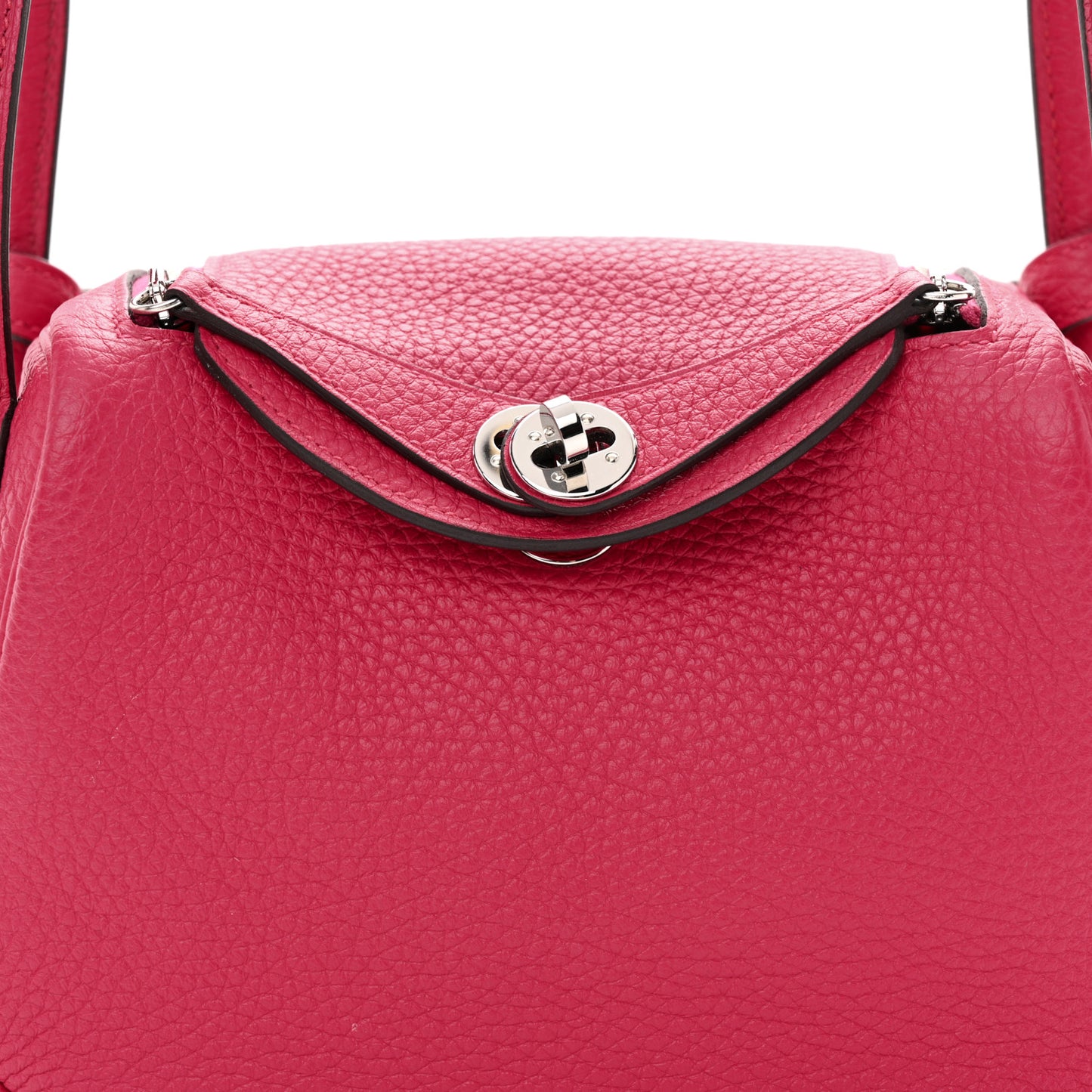 Taurillon Clemence Mini Lindy 20 Rose Pourpre