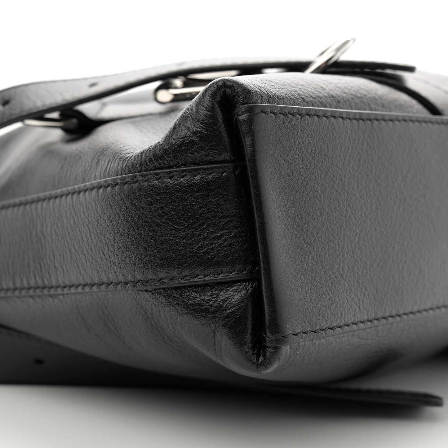 Calfskin Small Voyou Bag Black