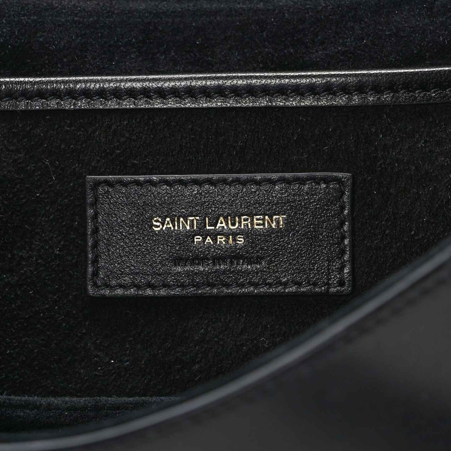 Smooth Calfskin Small Charlie Shoulder Bag Black