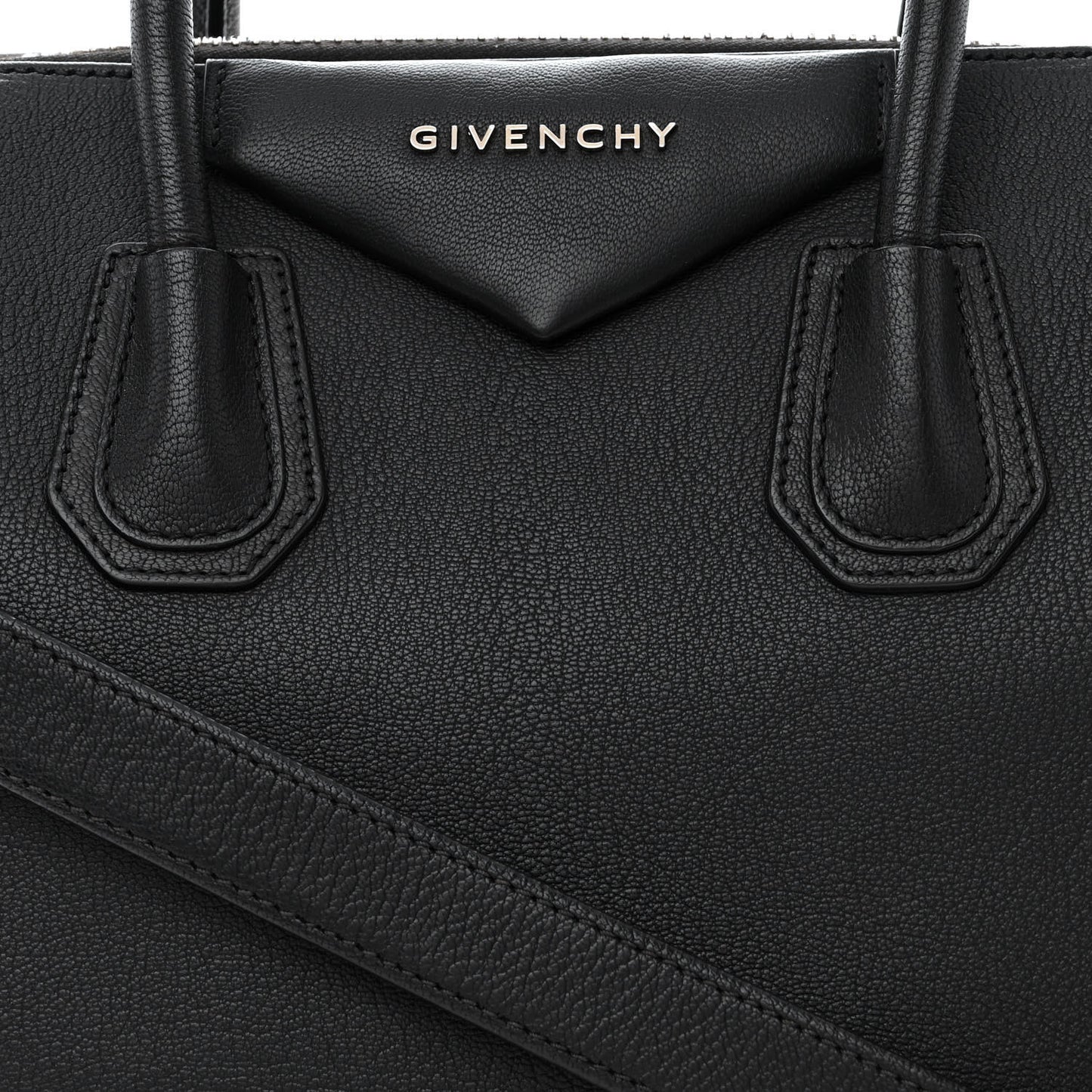 Sugar Goatskin Small Antigona Black