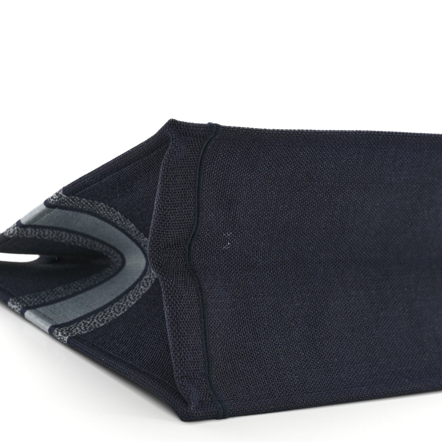 Canvas Embroidered Tie Dye Book Tote Blue Multicolor