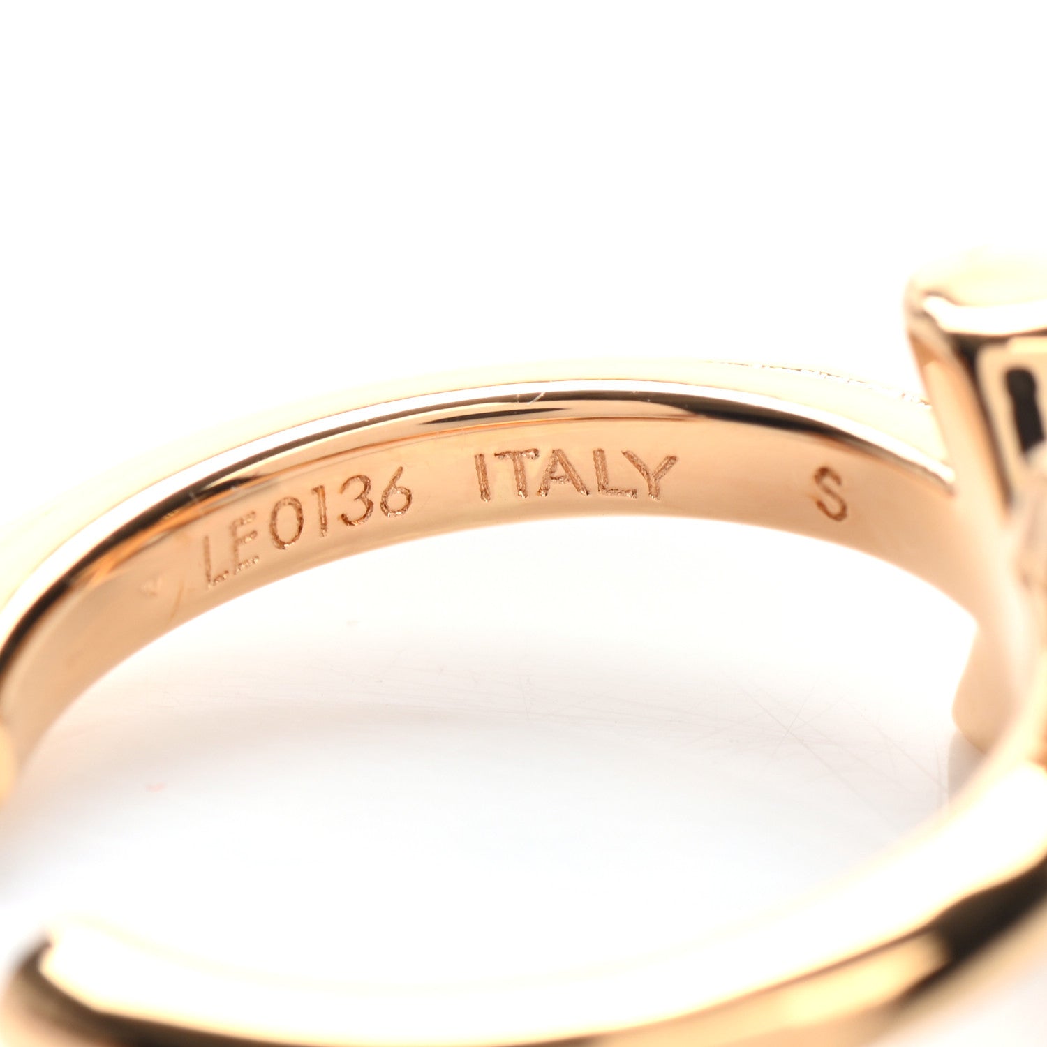 Louis Vuitton LV And Me Letter X Ring S Gold 6 of 6