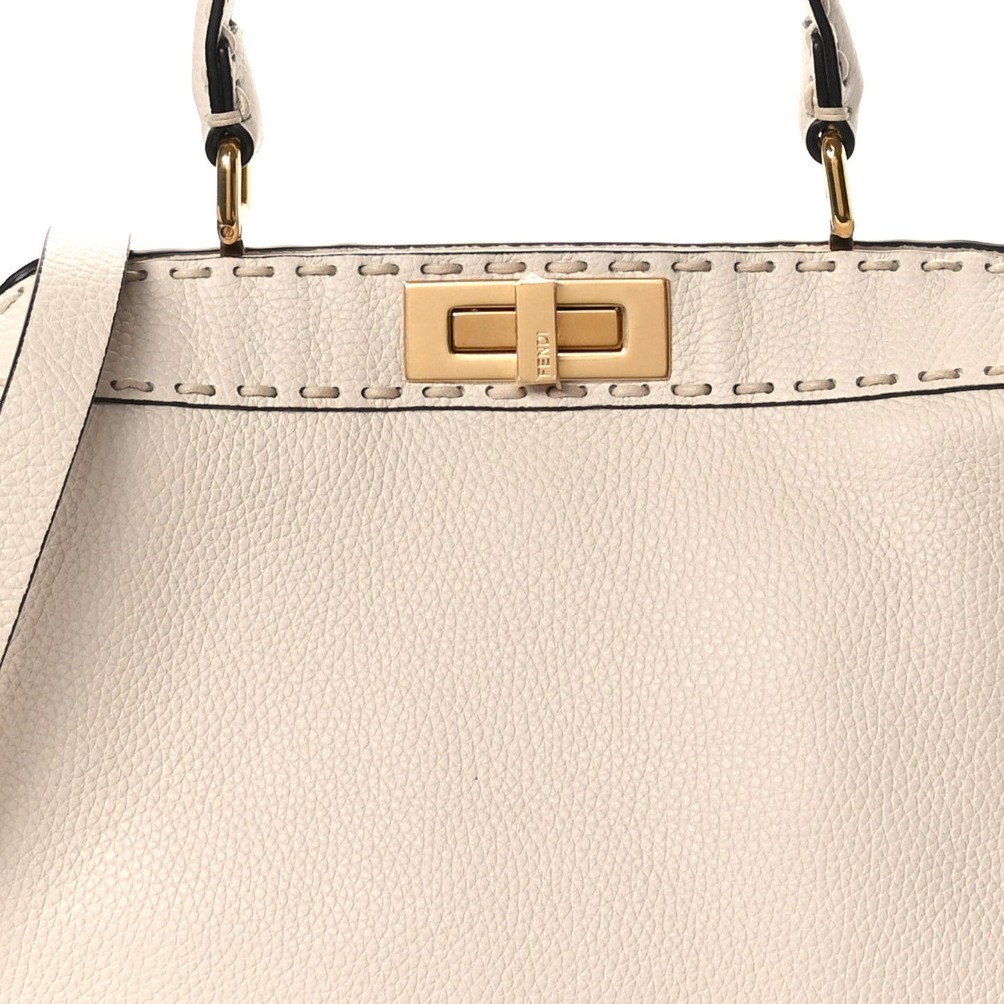 Vitello Granato Camoscio Selleria Macro Stitchings Medium Peekaboo I SEE U Satchel Camelia