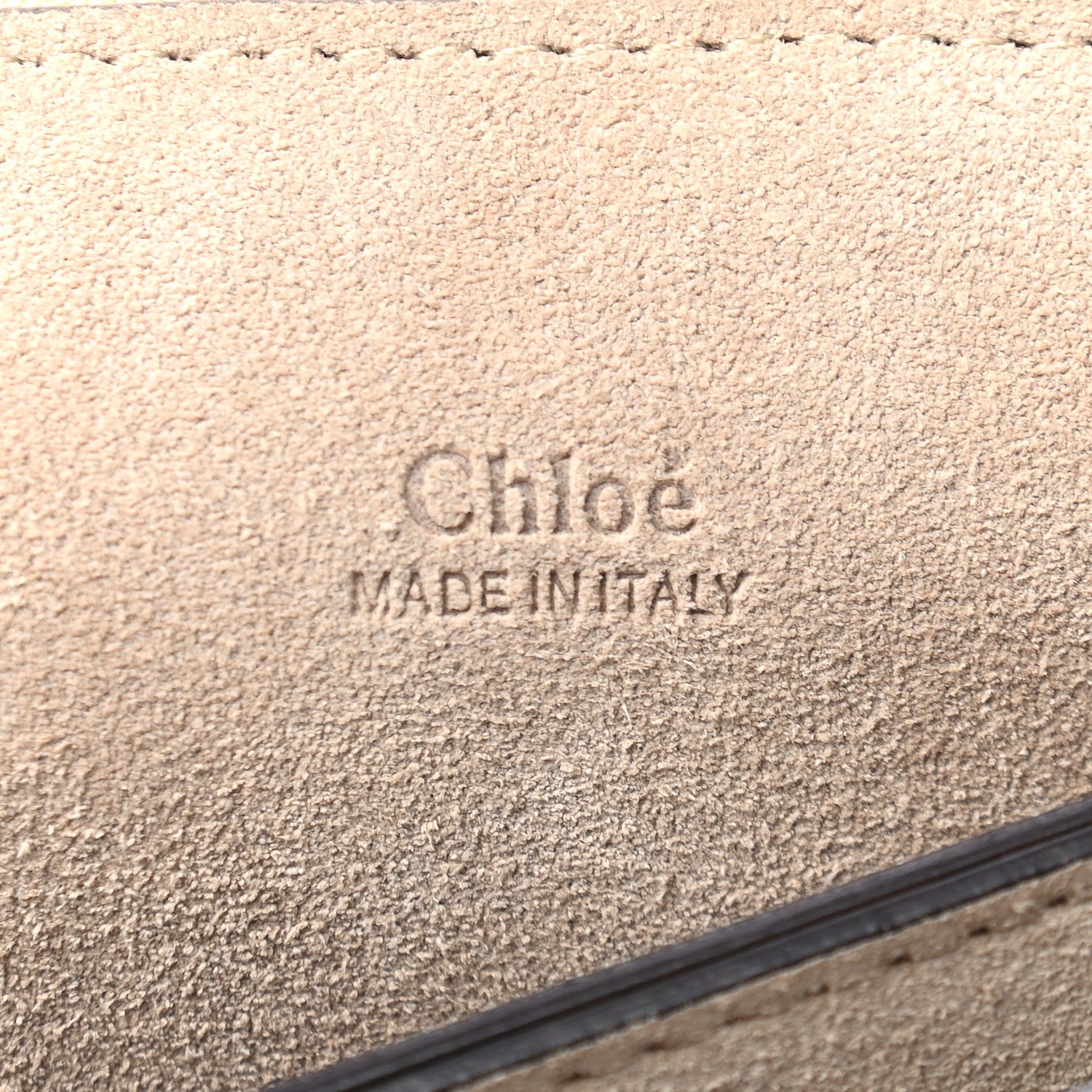 Chloe Suede Calfskin Medium Faye Shoulder Bag Tobacco 7 of 10