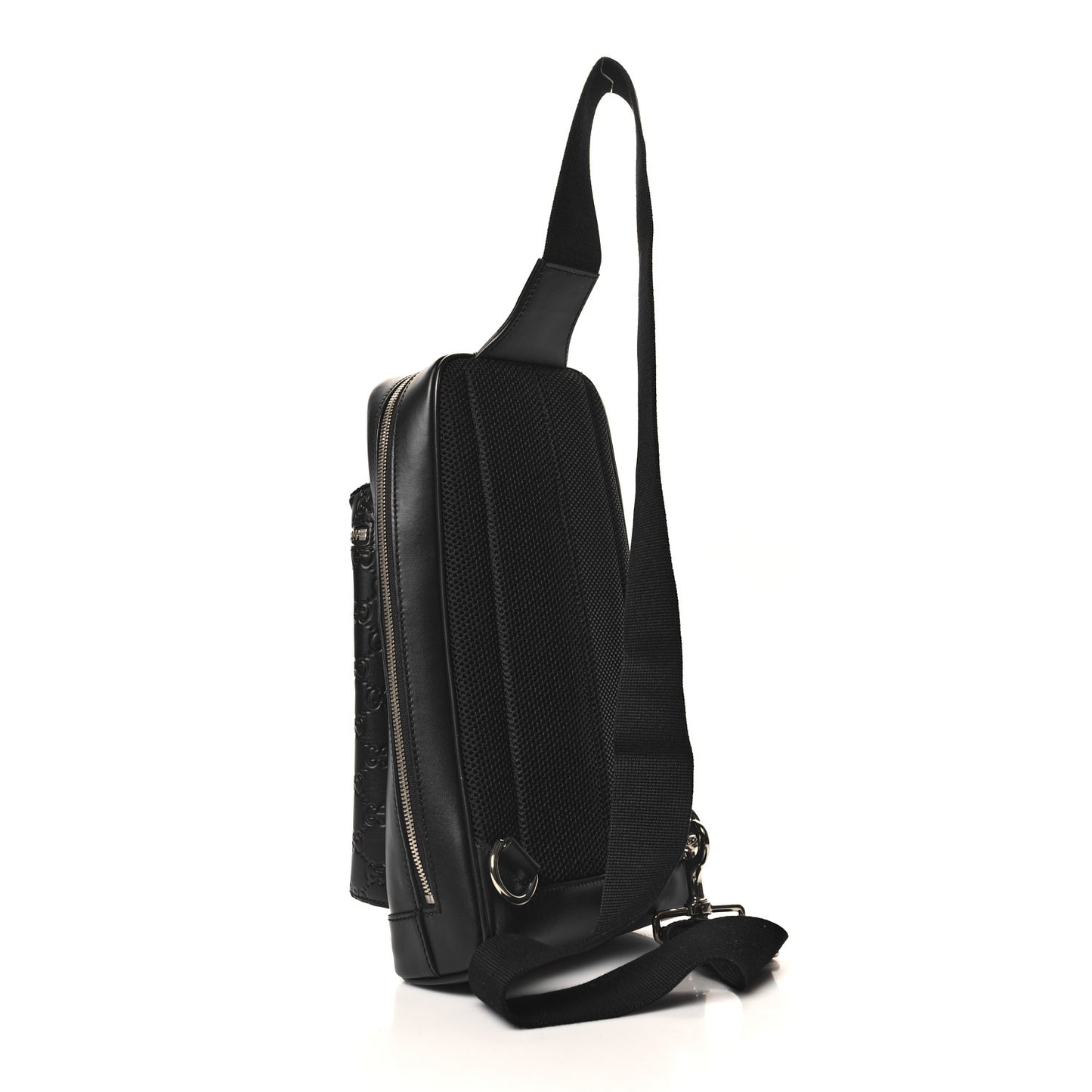 Guccissima Sling Backpack Black