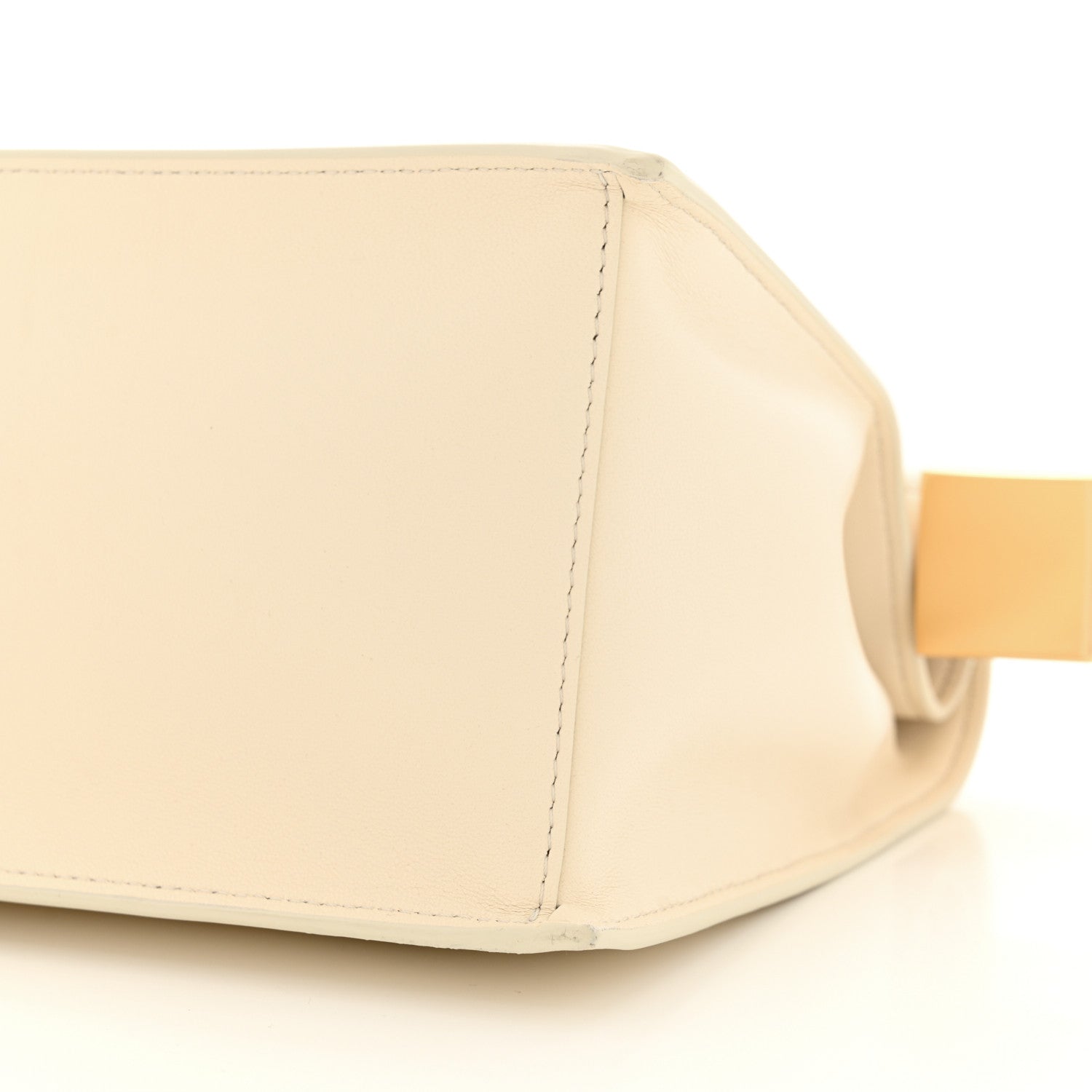 Jacquemus Smooth Calfskin La Pochette Rond Carre Light Ivory 10 of 10