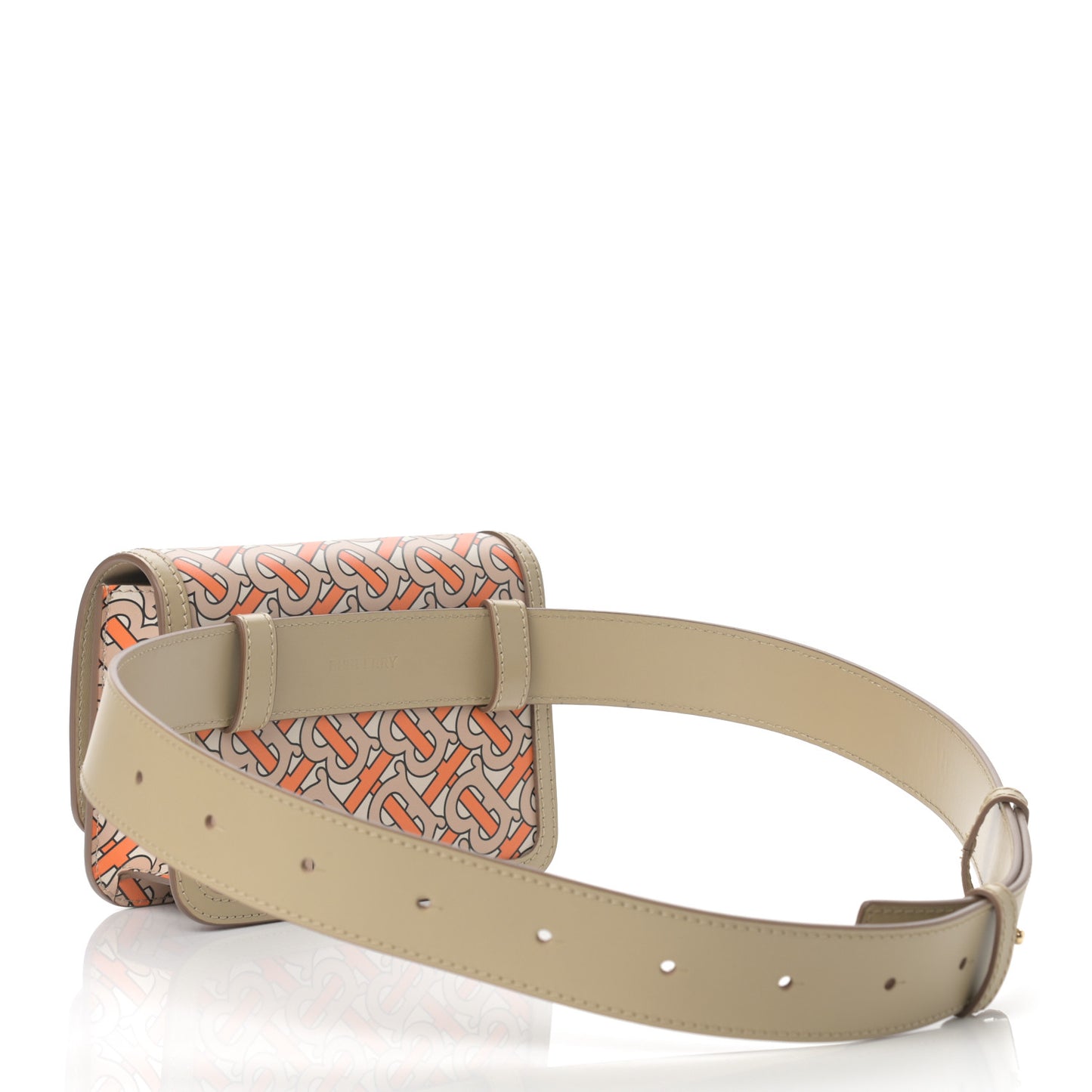 Calfskin Monogram TB Bum Bag Bright Orange