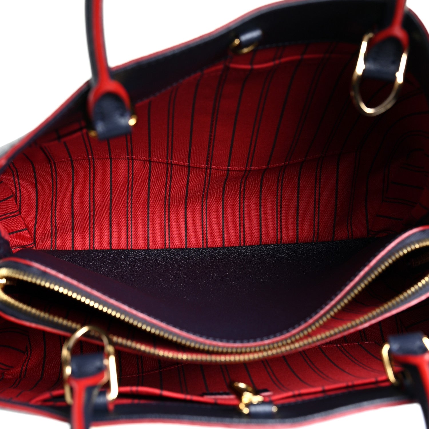 Louis Vuitton Empreinte Montaigne MM Marine Rouge 7 of 11