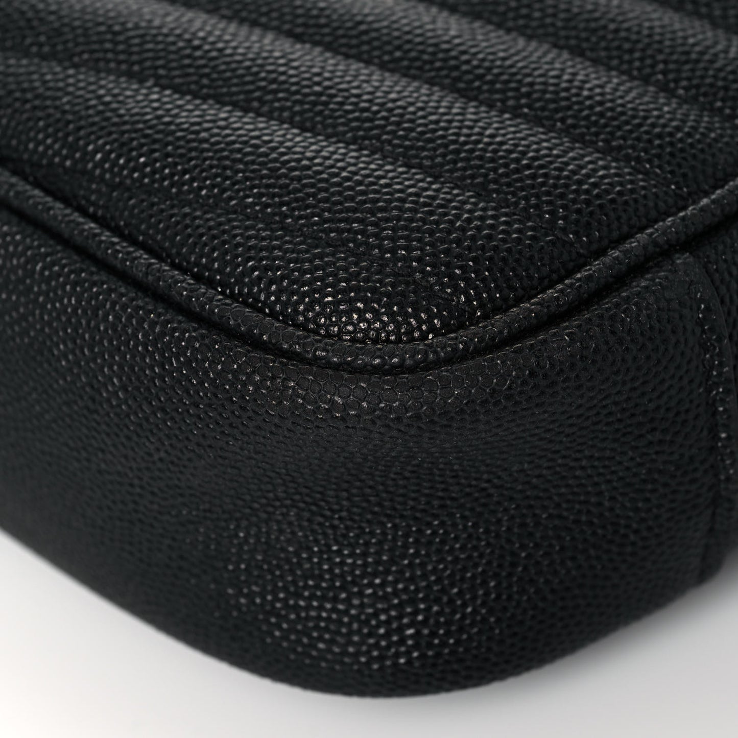Grain De Poudre Matelasse Monogram Mini Lou Camera Bag Black