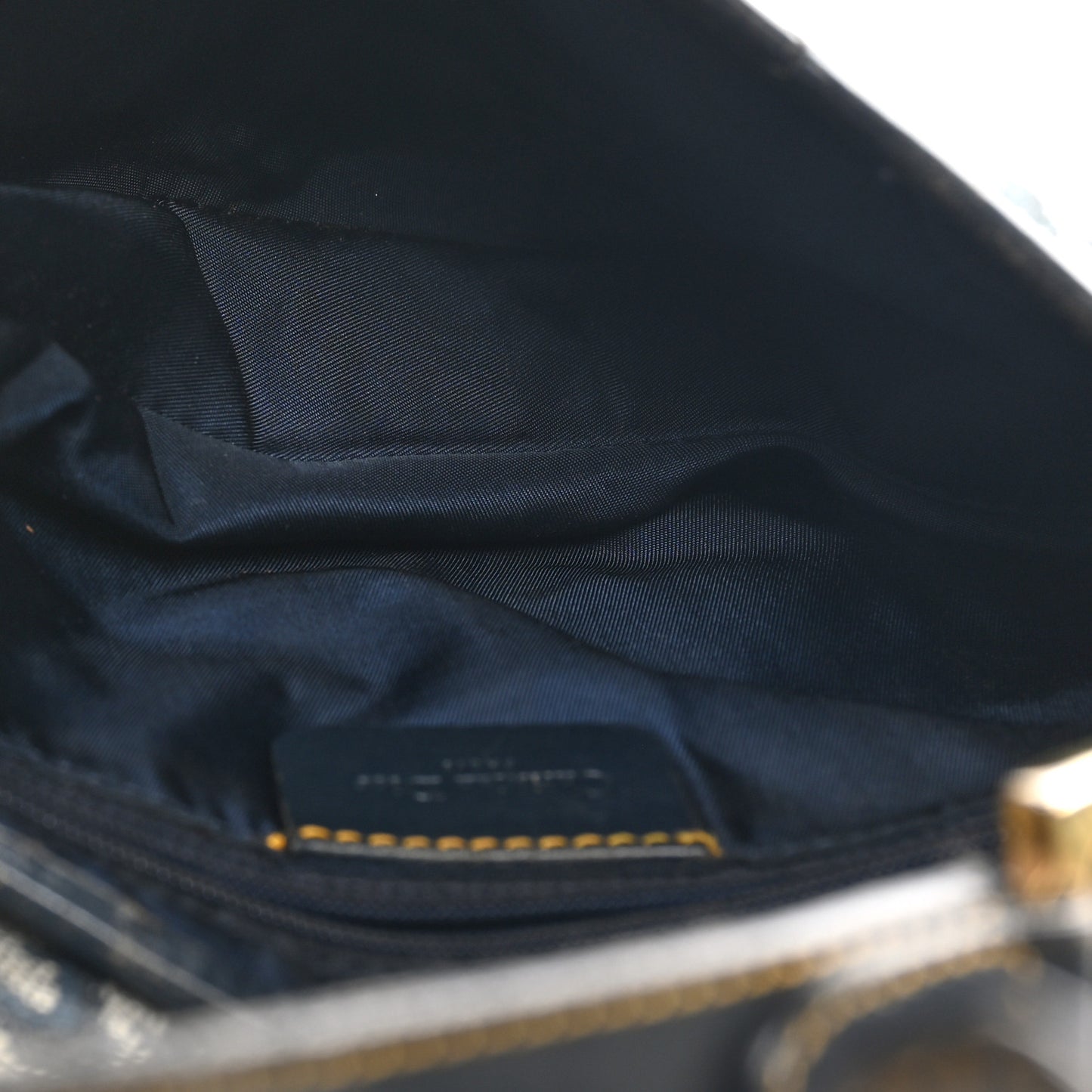 Monogram Saddle Bag Blue