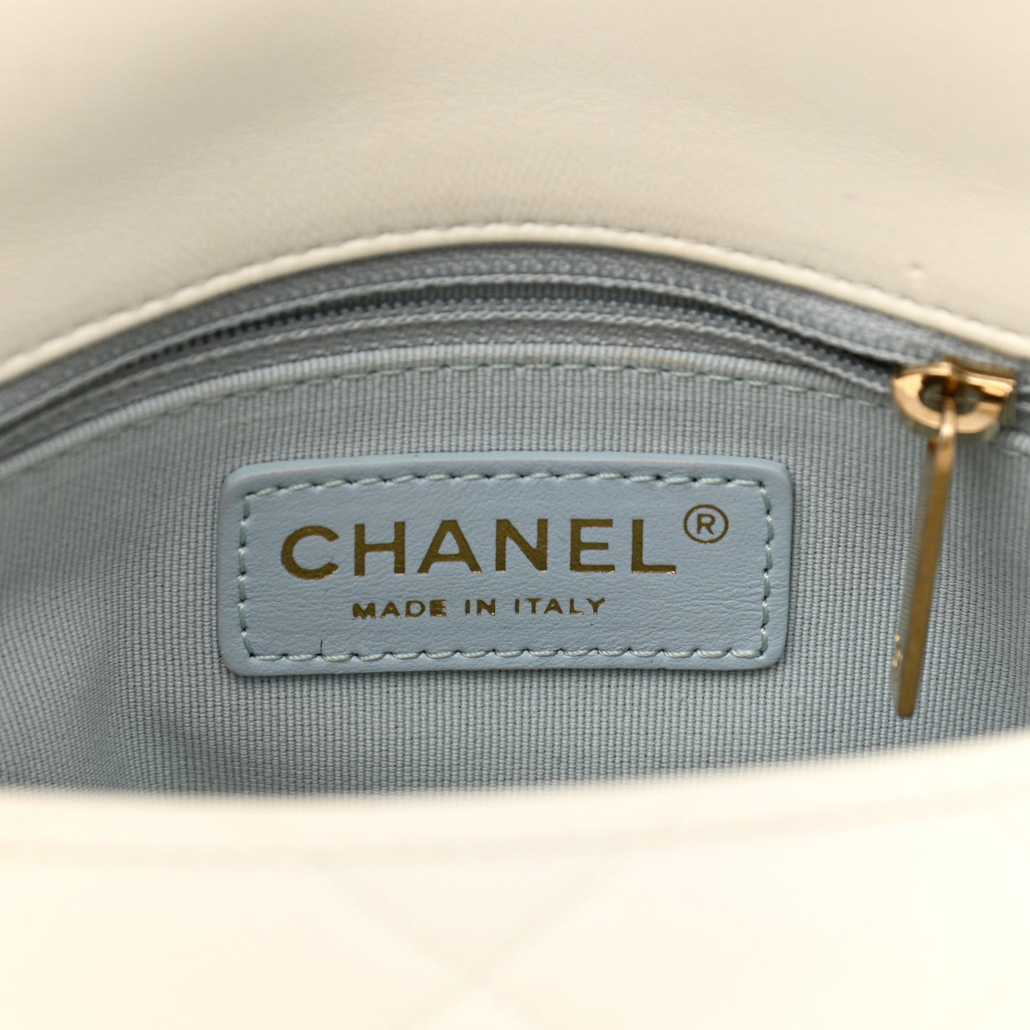 Lambskin Quilted Mini My Perfect Flap White