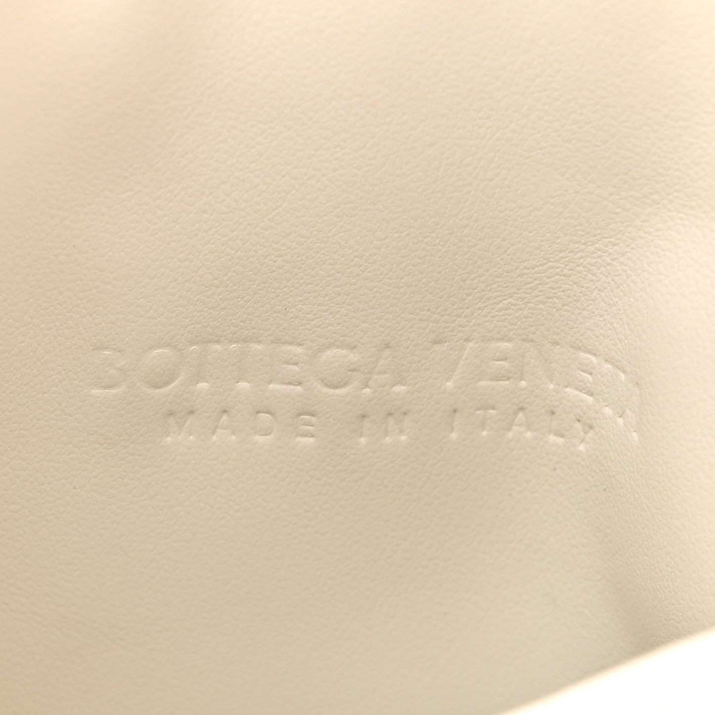 Calfskin Intrecciato Mini Hop White