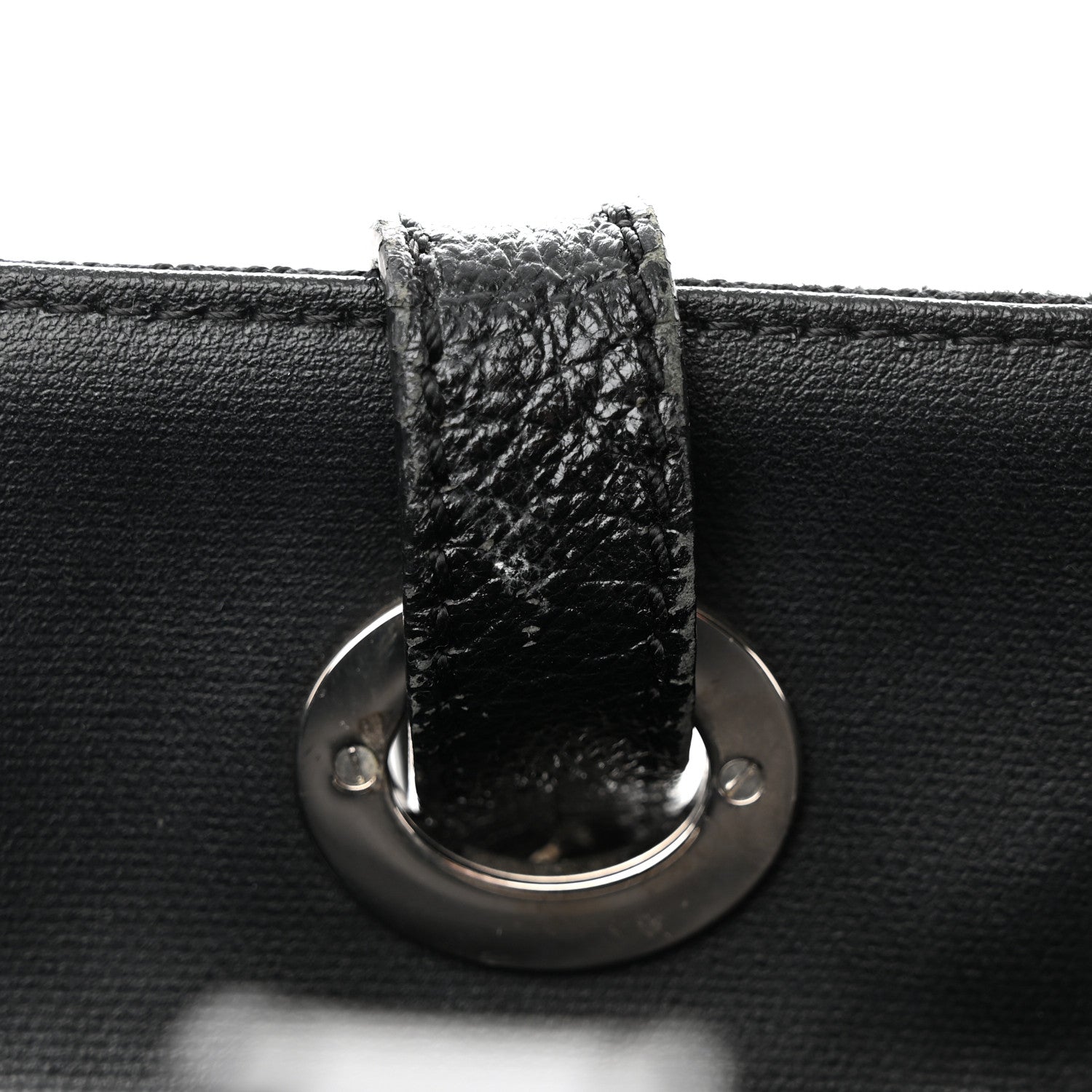 Chanel Coated Canvas Quilted Large Paris Biarritz Tote Black 13 of 14