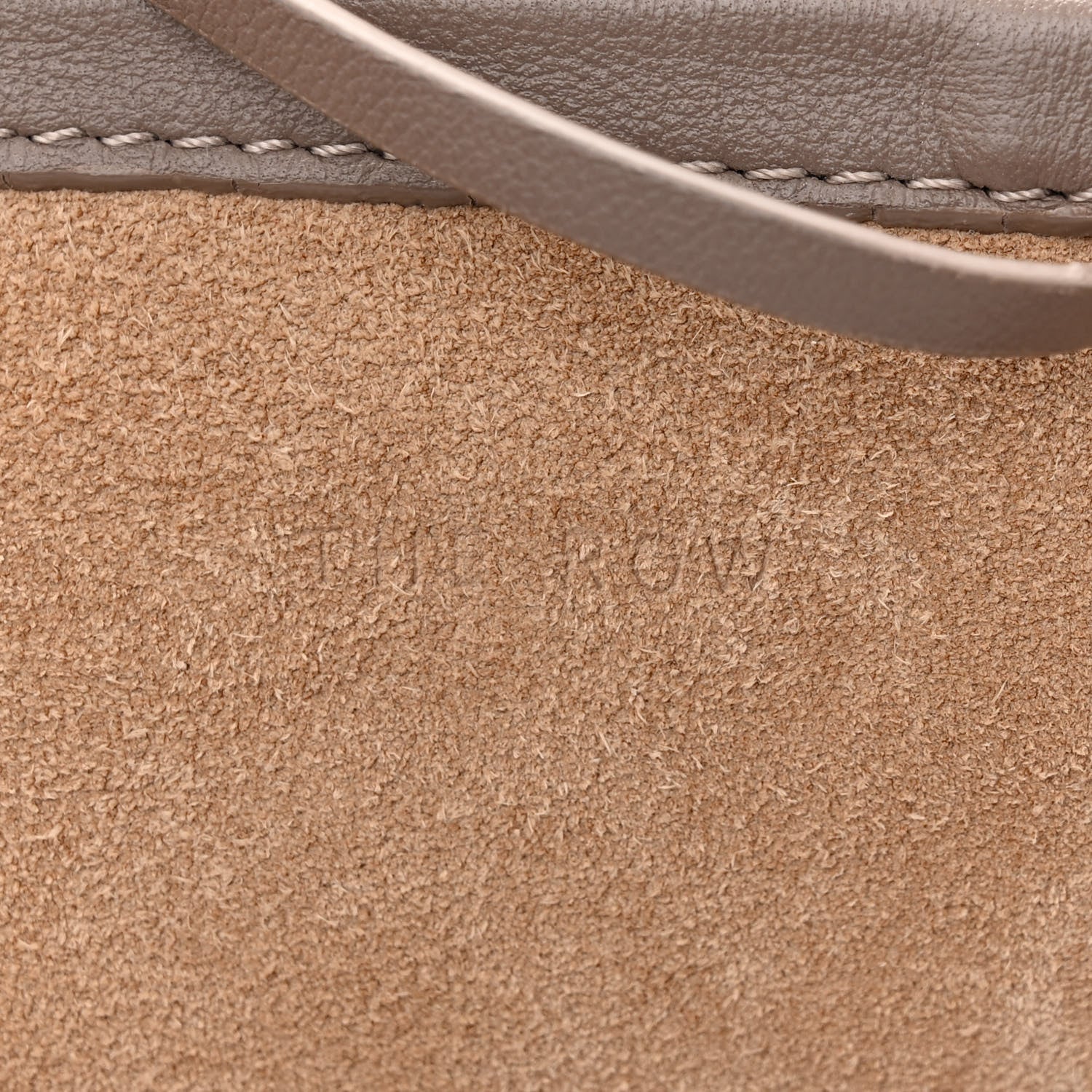 The Row Grained Calfskin Large N/S Park Tote French Grey 6 of 15