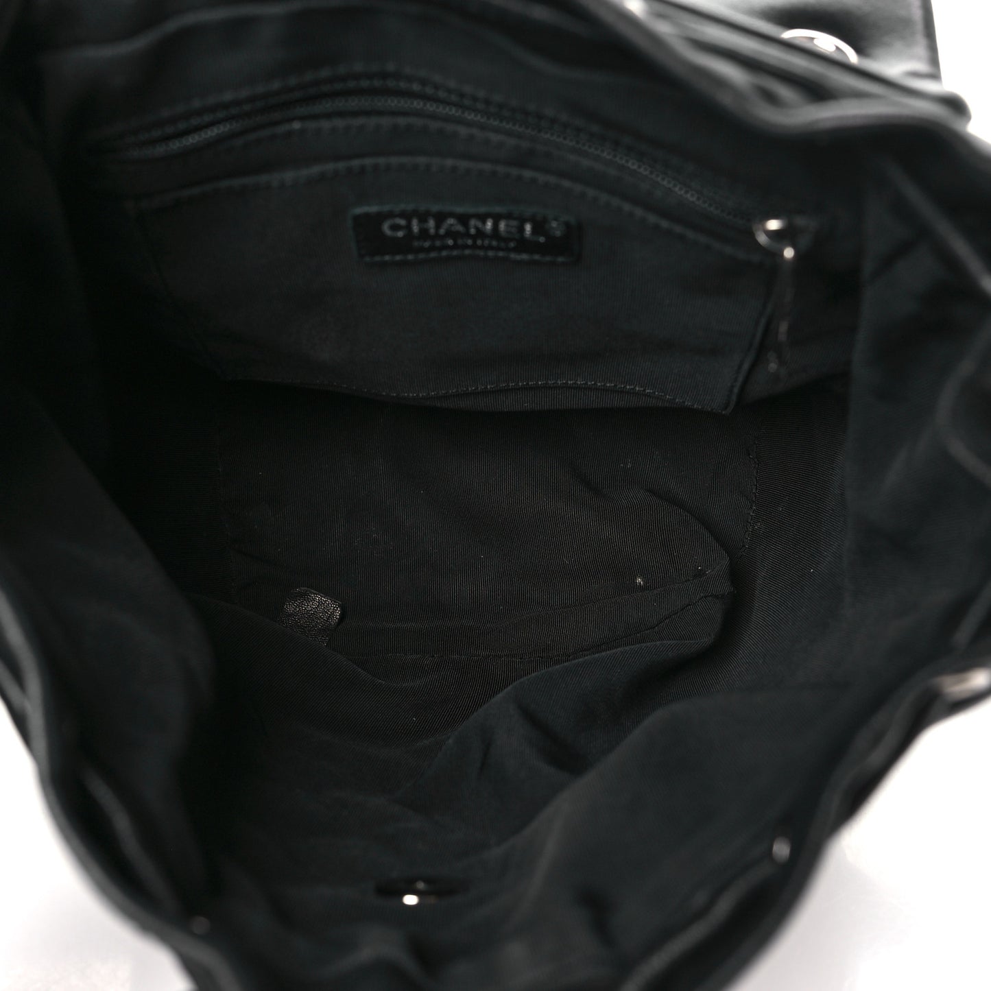 Lambskin Quilted Small Urban Spirit Backpack Black