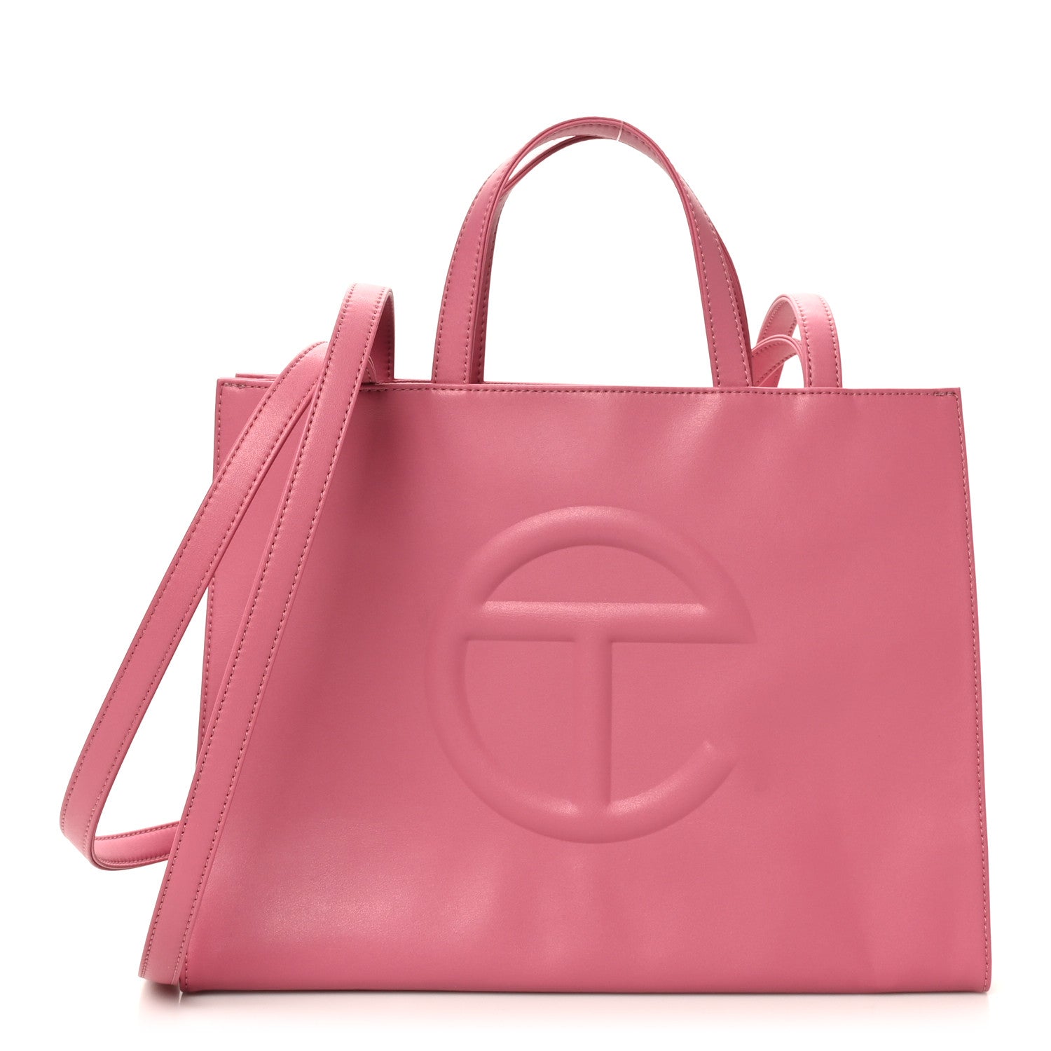 Telfar Vegan Leather Medium Shopping Bag Corned Beef 1788727