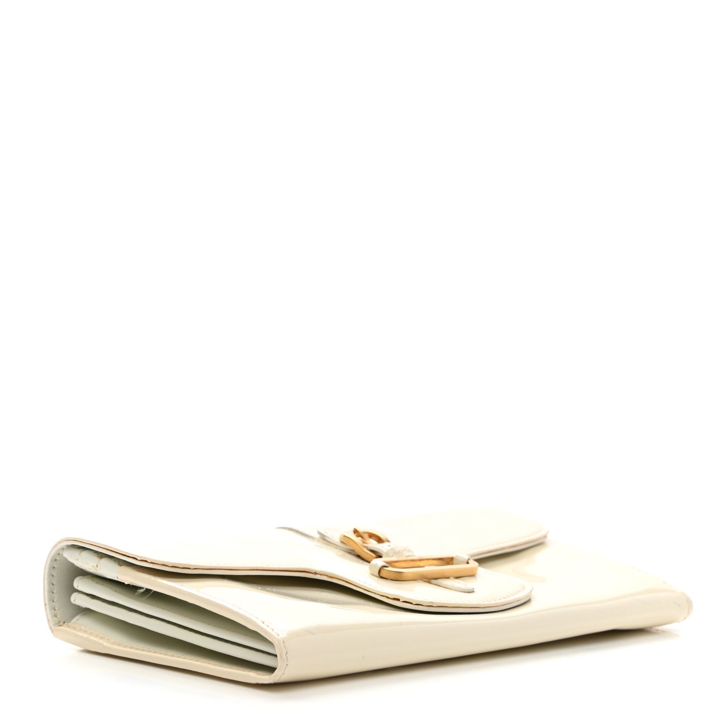 Patent Clutch White